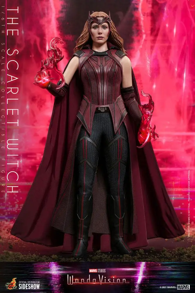 Akční figurka WandaVision 1/6 The Scarlet Witch 28 cm fotografii produktu