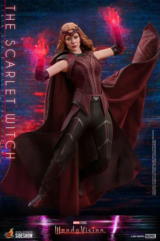 Akční figurka WandaVision 1/6 The Scarlet Witch 28 cm fotografii produktu