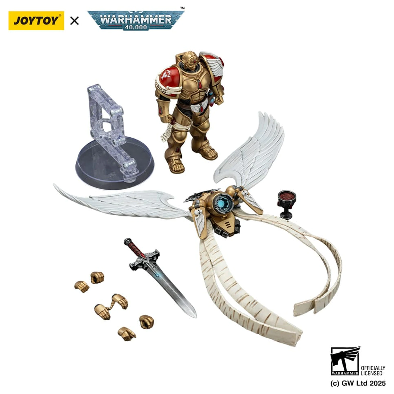 Warhammer 40,000 Akční figurka 1/18 Blood Angels The Sanguinor s Encarmine Broadsword 12 cm fotografii produktu