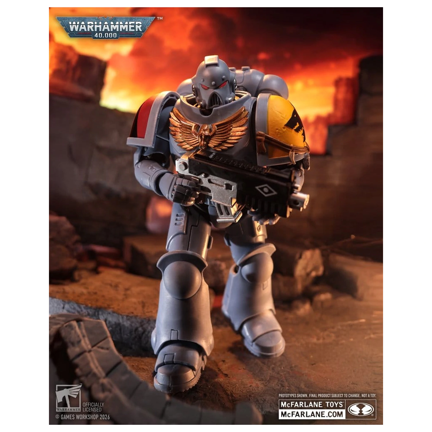 Warhammer 40,000 Akční figurka Grey Hunter (Space Wolves) 18 cm fotografii produktu
