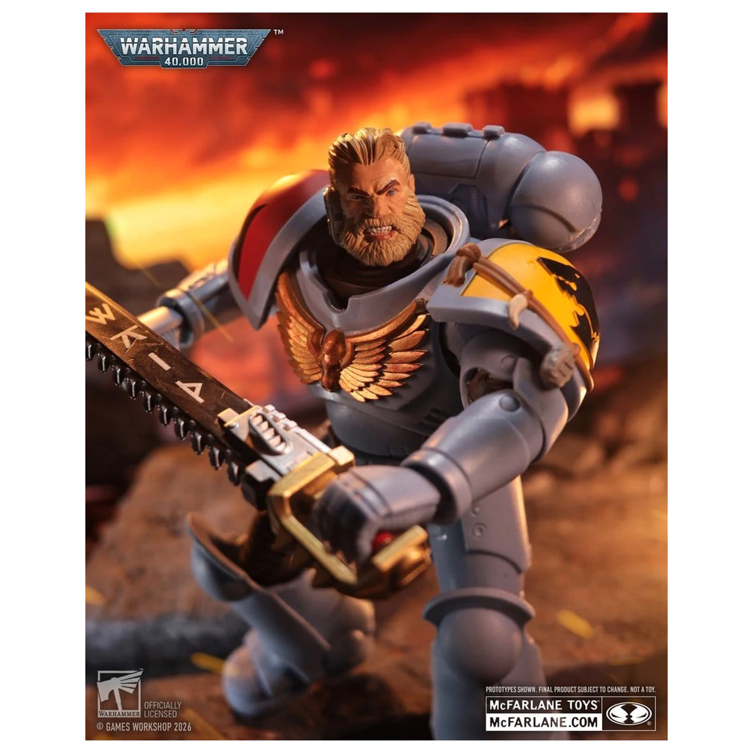 Warhammer 40,000 Akční figurka Grey Hunter (Space Wolves) 18 cm fotografii produktu