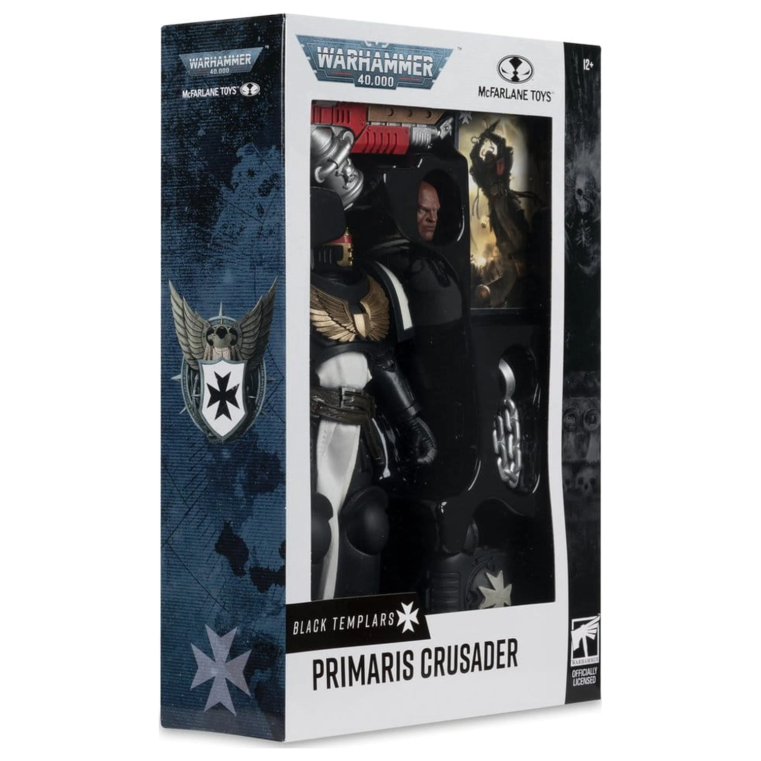 Warhammer 40,000 Action Figure Primaris Crusader (Black Templars) 18 cm fotografii produktu