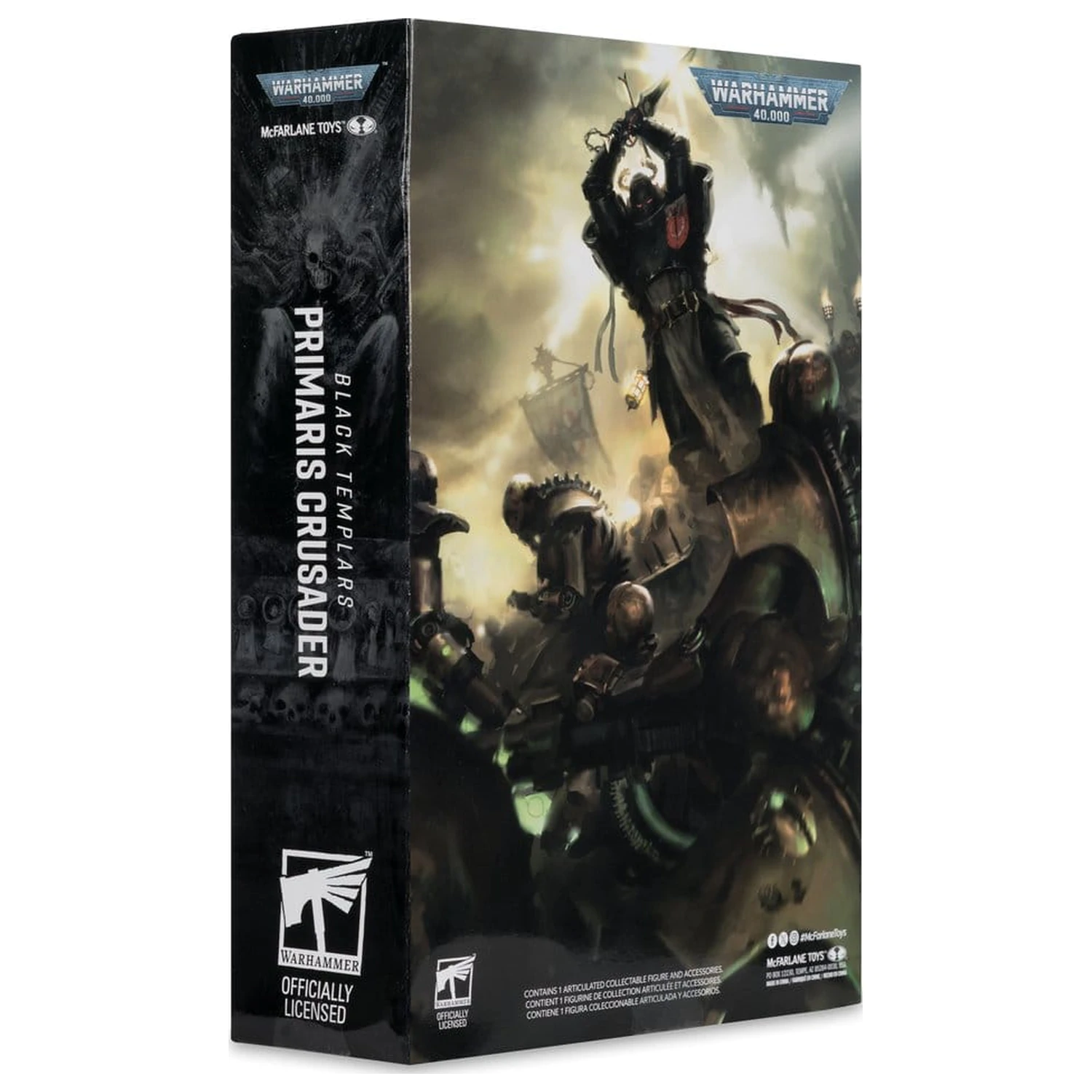 Warhammer 40,000 Action Figure Primaris Crusader (Black Templars) 18 cm fotografii produktu
