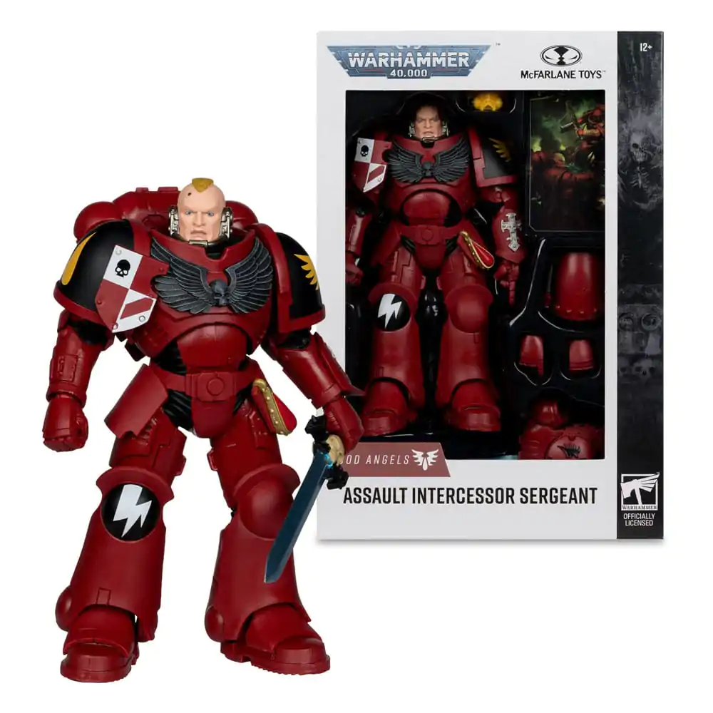Warhammer 40,000 Akční figurka Assault Intercessor Sergeant (Blood Angel) 18 cm fotografii produktu
