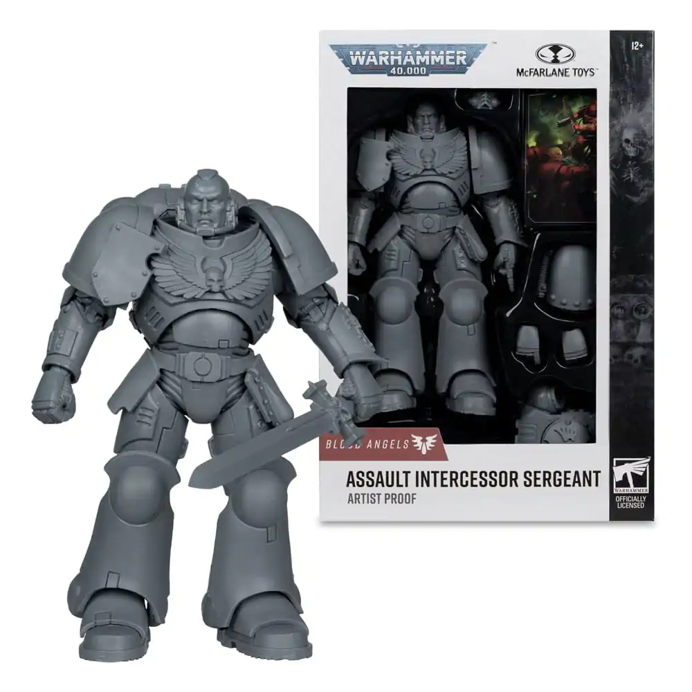 Warhammer 40,000 Akční figurka Assault Intercessor Sergeant (Blood Angel) (Artist Proof) 18 cm fotografii produktu