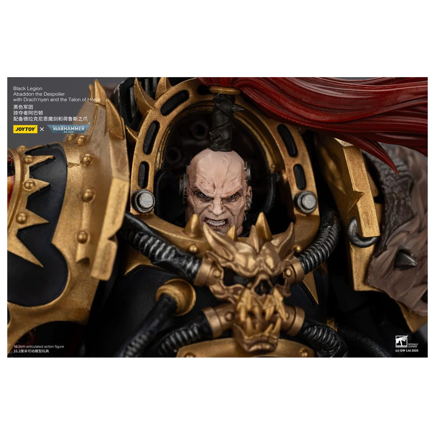 Warhammer 40,000 Akční figurka Black Legion Abaddon the Despoiler s Drach'nyen a The Talo 16 cm fotografii produktu