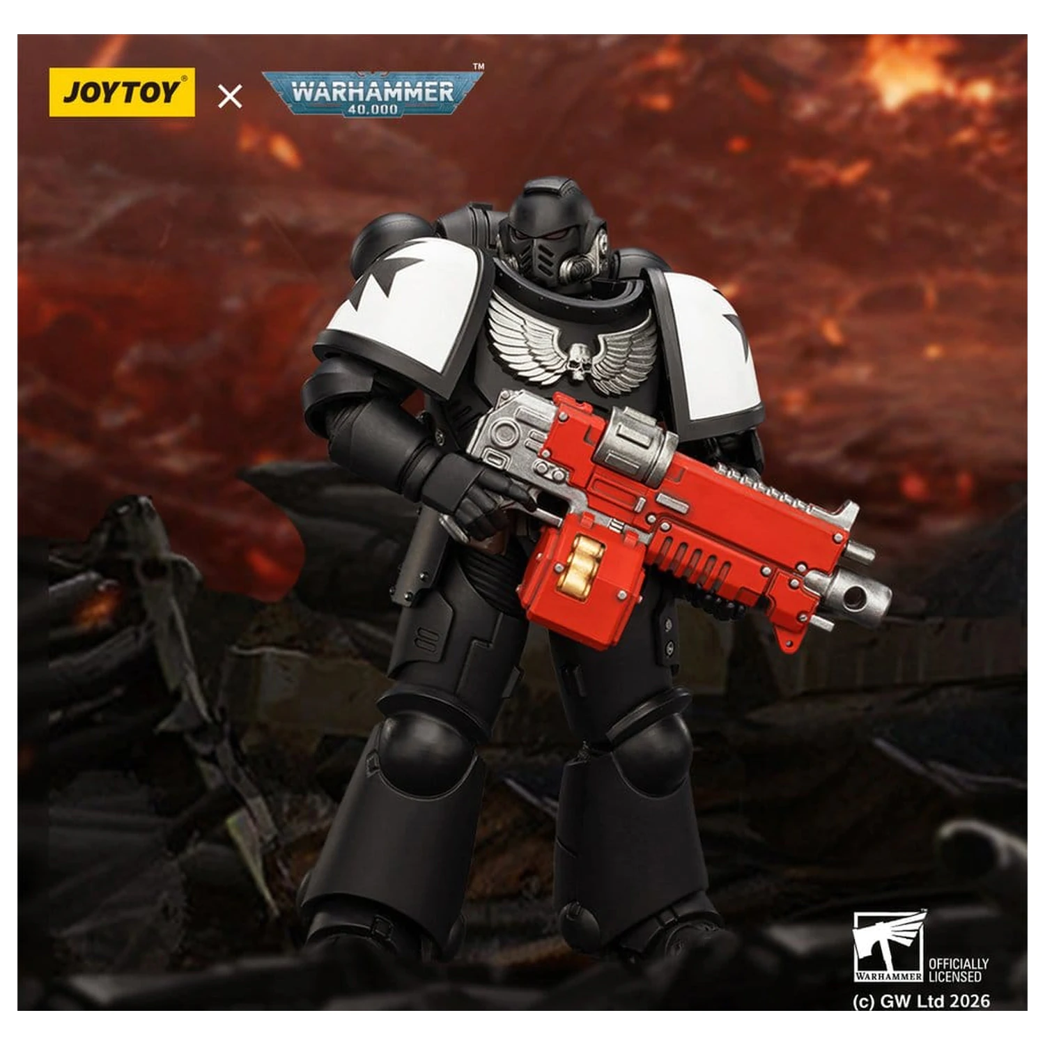 Warhammer 40,000 Akční figurka Black Templars Intercessor 12 cm fotografii produktu