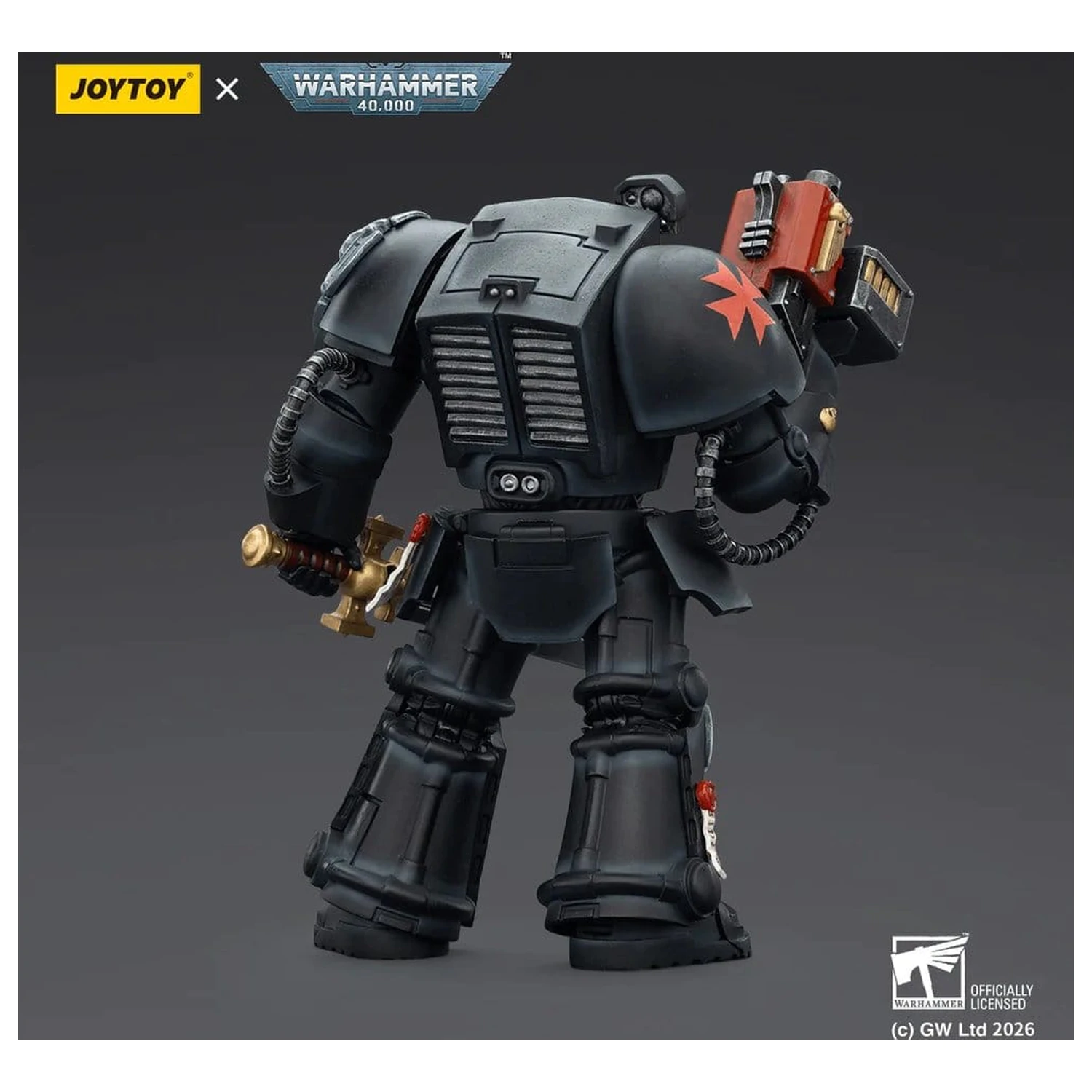 Warhammer 40,000 Akční figurka Black Templars Terminator 1 s Power Sword a Storm Bolter 14 cm fotografii produktu