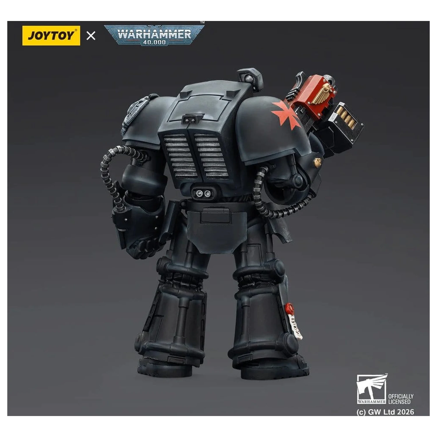 Warhammer 40,000 Akční figurka Black Templars Terminator 2 s Power Fist a Storm Bolter 14 cm fotografii produktu