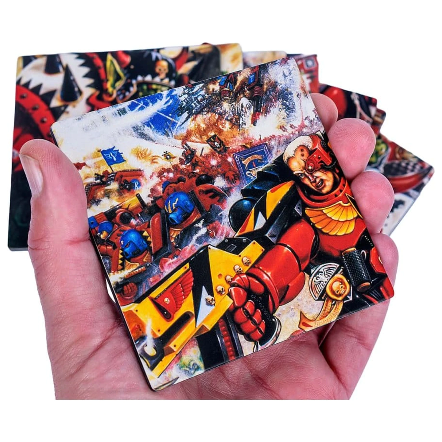 Sada podtácků Warhammer 40,000 Blood Angels Armageddon 15 cm fotografii produktu