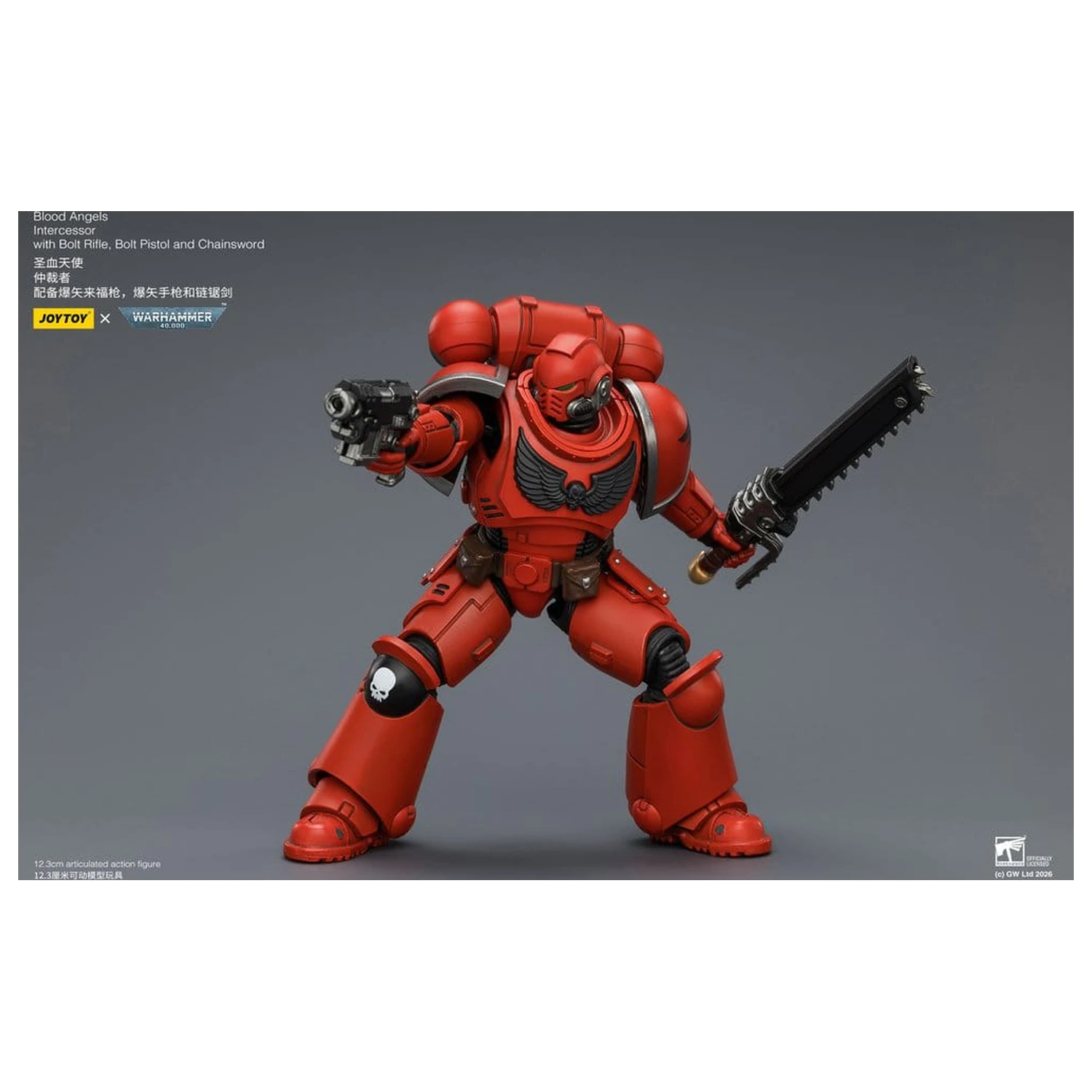 Warhammer 40,000 Action Figure Blood Angels Intercessor 12 cm fotografii produktu