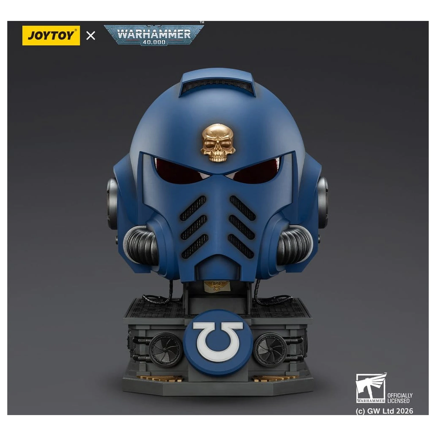 Warhammer 40,000 Captain MkX Helma a stojan Ultramarines 44 cm fotografii produktu