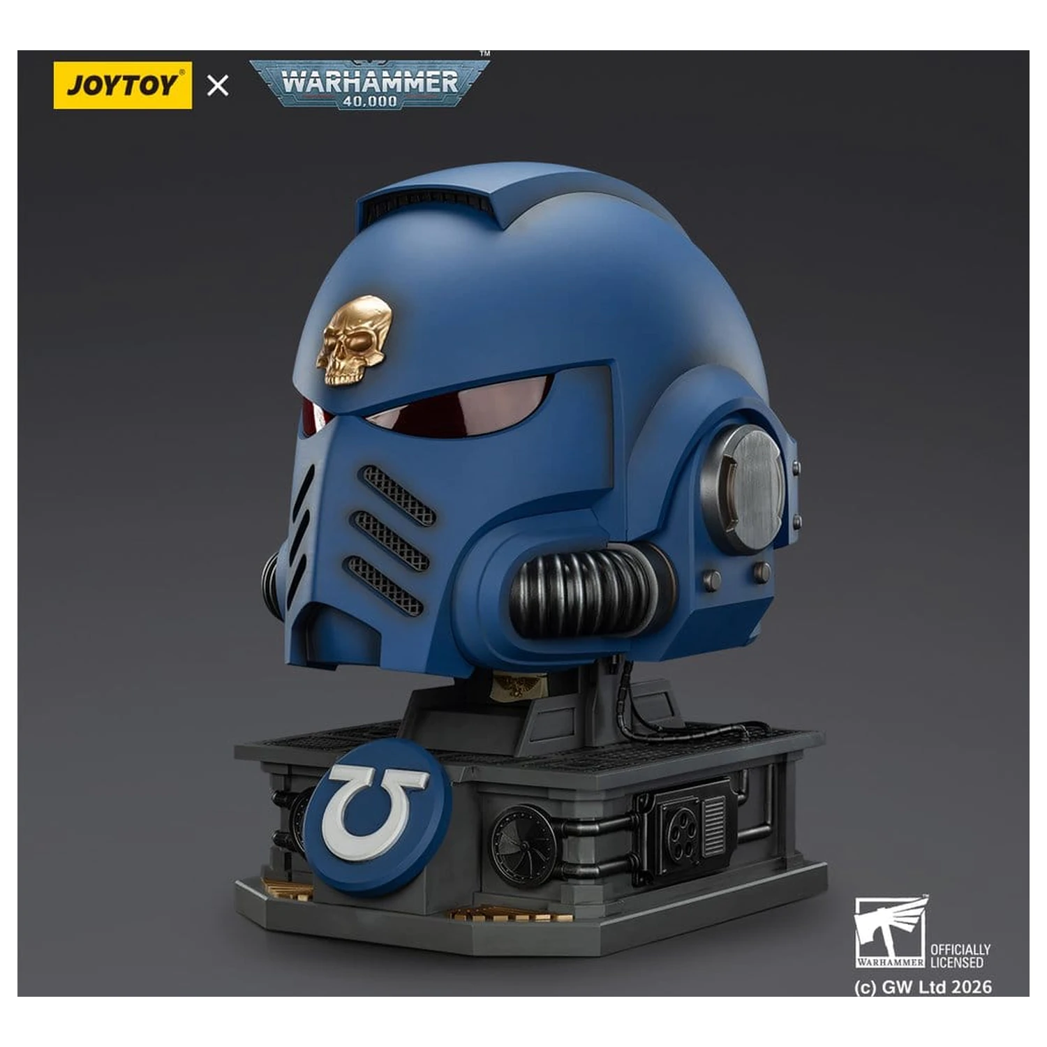 Warhammer 40,000 Captain MkX Helma a stojan Ultramarines 44 cm fotografii produktu