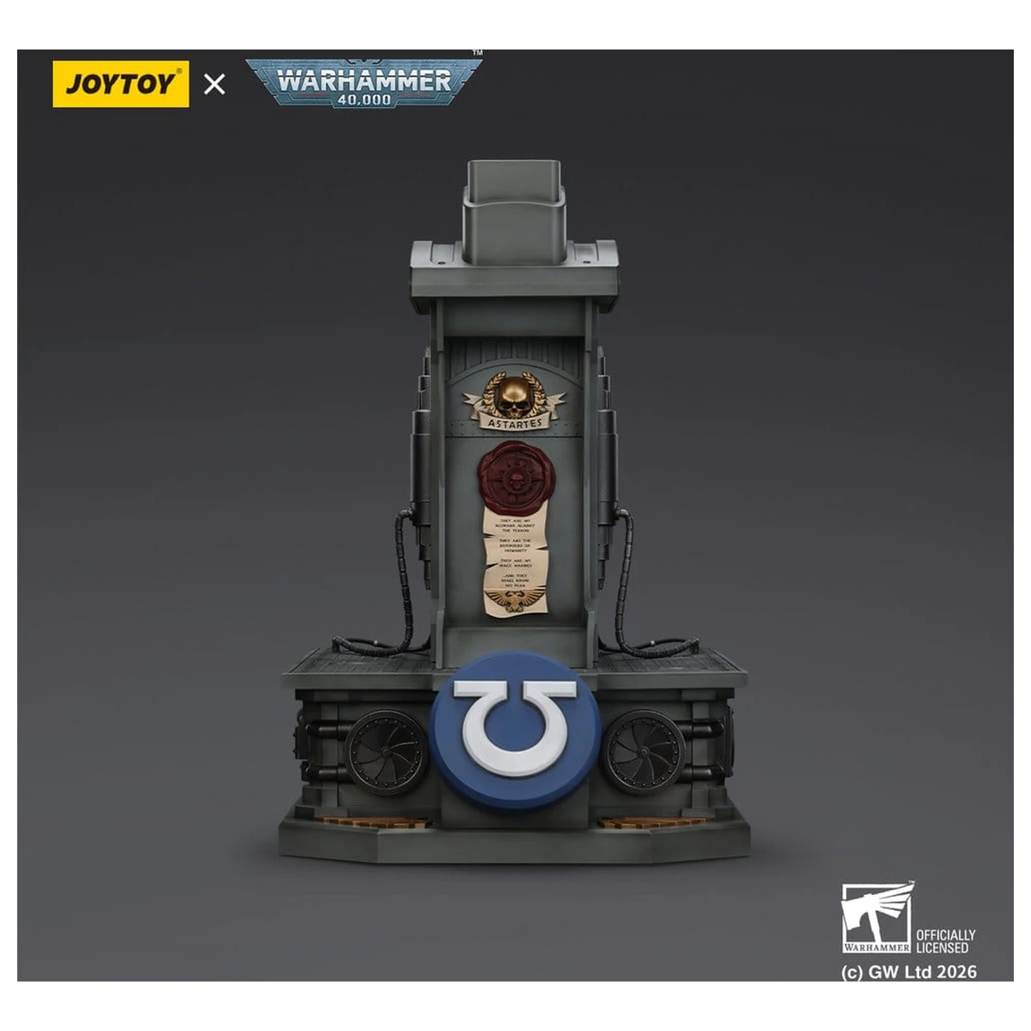 Warhammer 40,000 Captain MkX Helma a stojan Ultramarines 44 cm fotografii produktu
