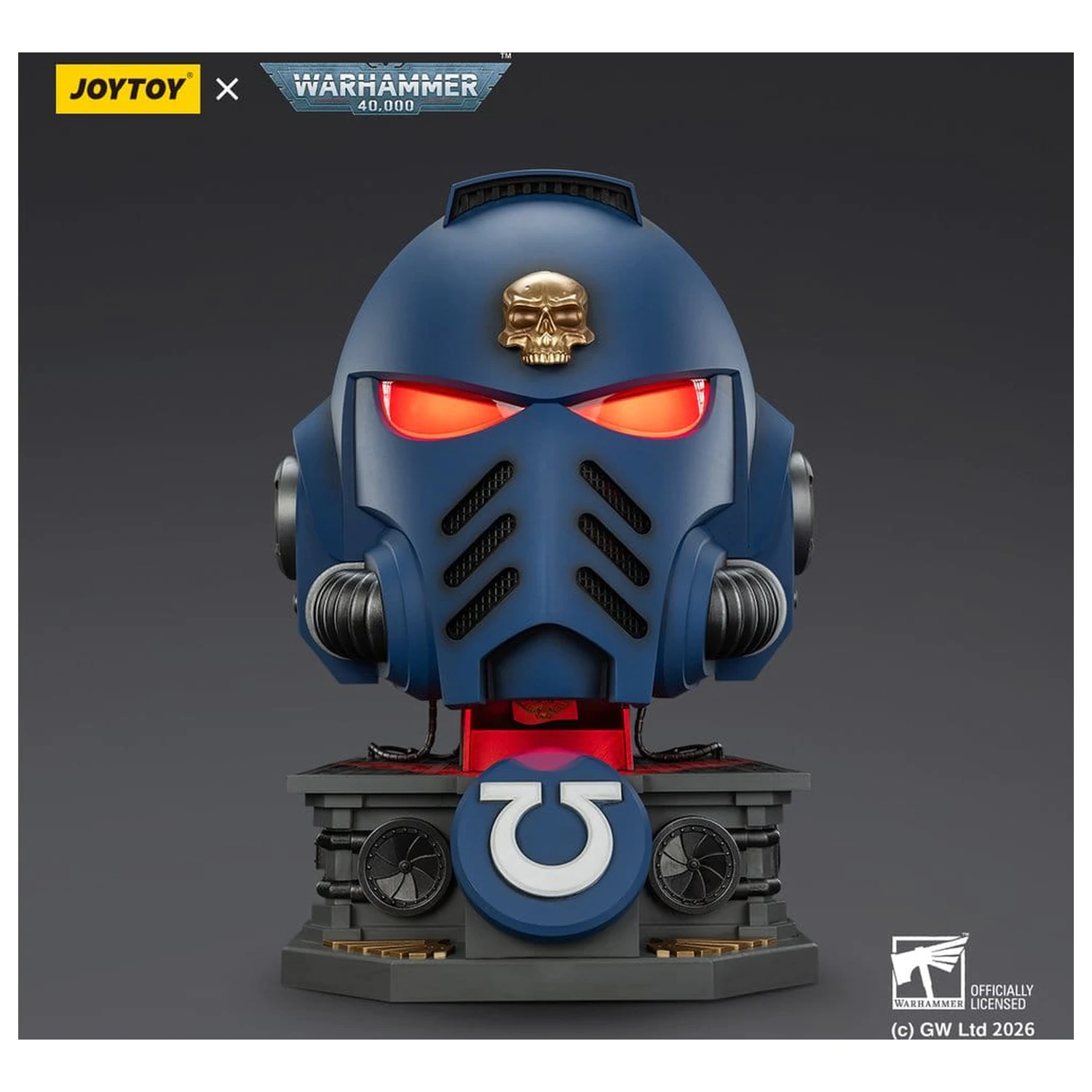 Warhammer 40,000 Captain MkX Helma a stojan Ultramarines 44 cm fotografii produktu