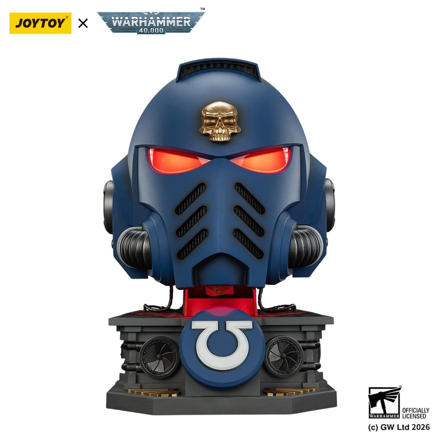 Warhammer 40,000 Captain MkX Helma a stojan Ultramarines 44 cm fotografii produktu