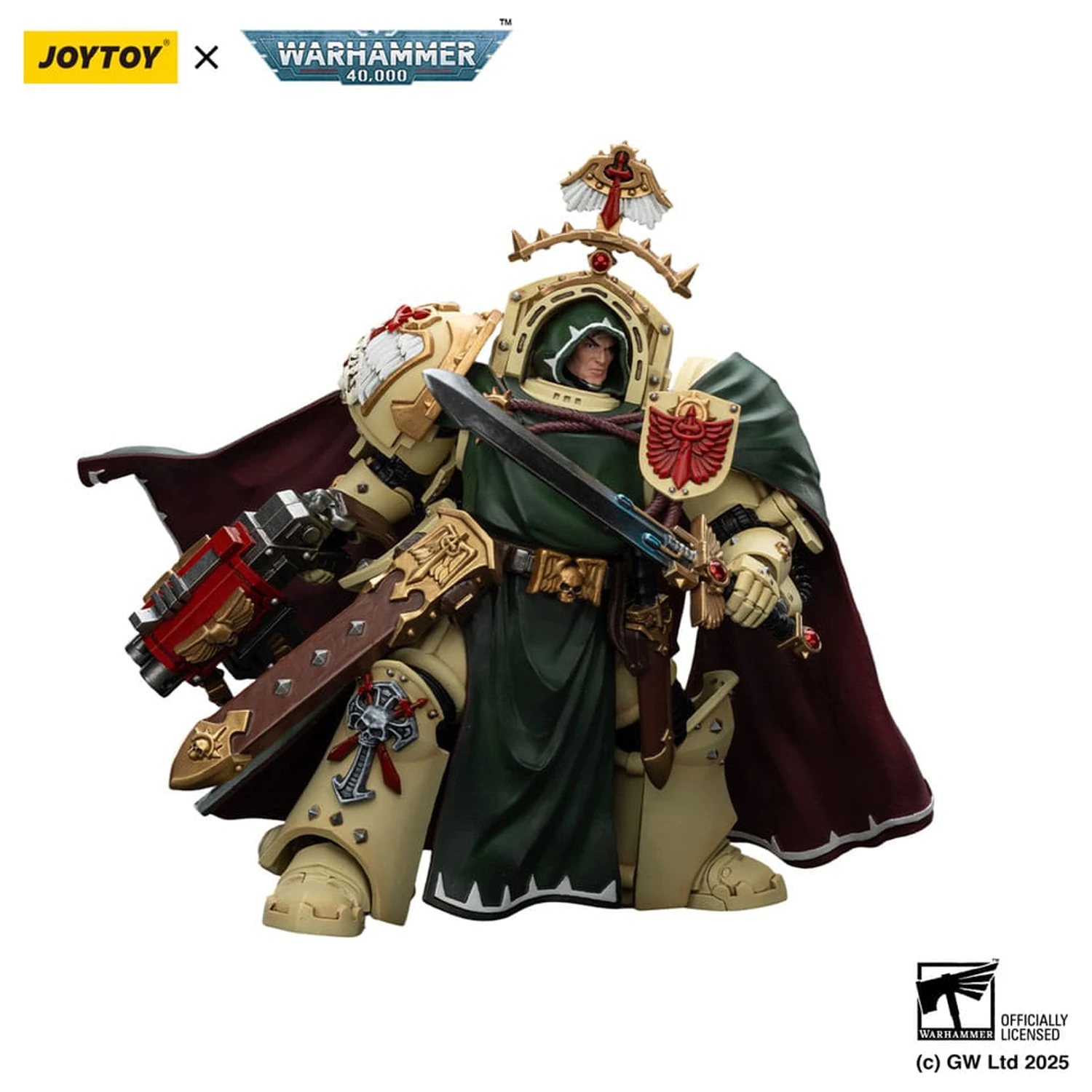 Warhammer 40,000: Dark Angels Akční figurka Belial Grand Master of The Deathwing With the Sword of Silence and Storm Bolter 14 cm fotografii produktu