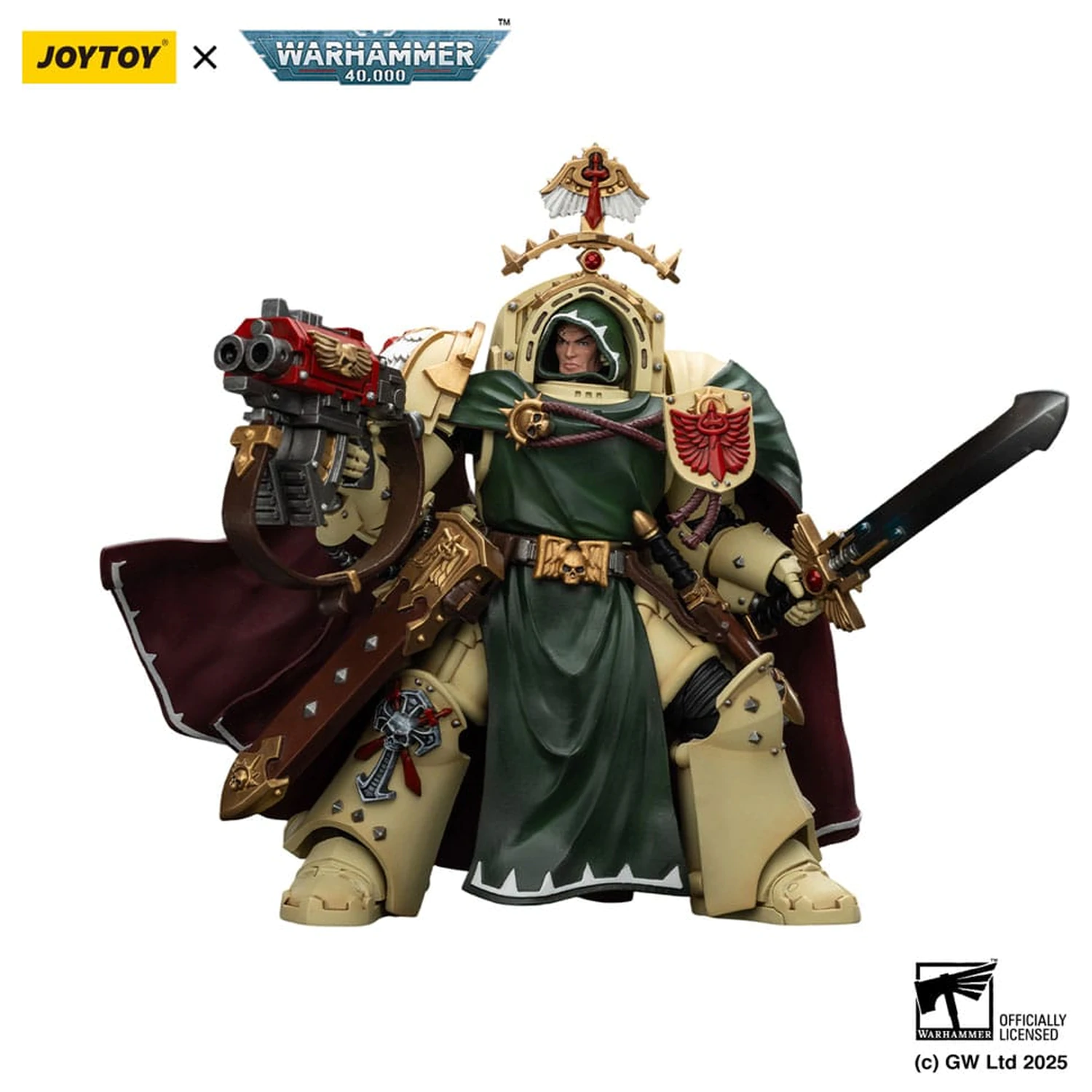 Warhammer 40,000: Dark Angels Akční figurka Belial Grand Master of The Deathwing With the Sword of Silence and Storm Bolter 14 cm fotografii produktu