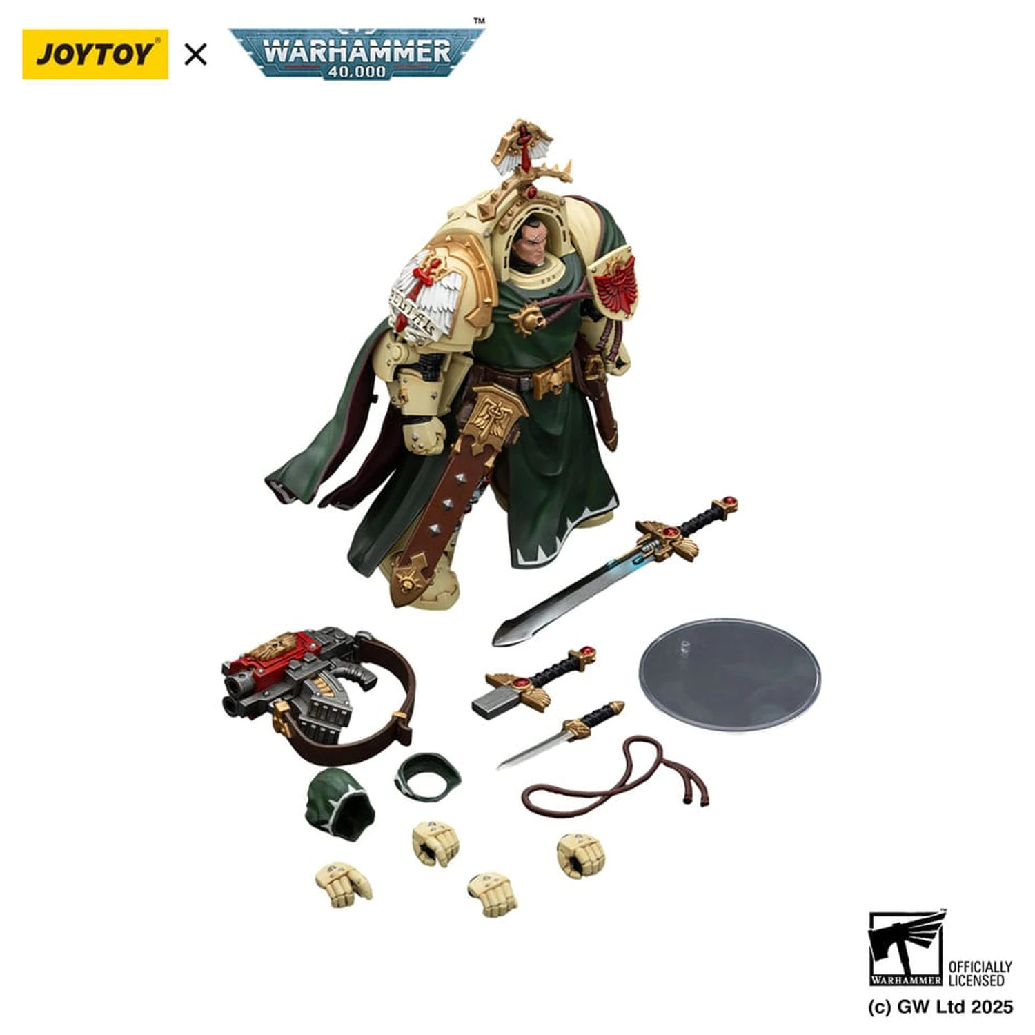 Warhammer 40,000: Dark Angels Akční figurka Belial Grand Master of The Deathwing With the Sword of Silence and Storm Bolter 14 cm fotografii produktu