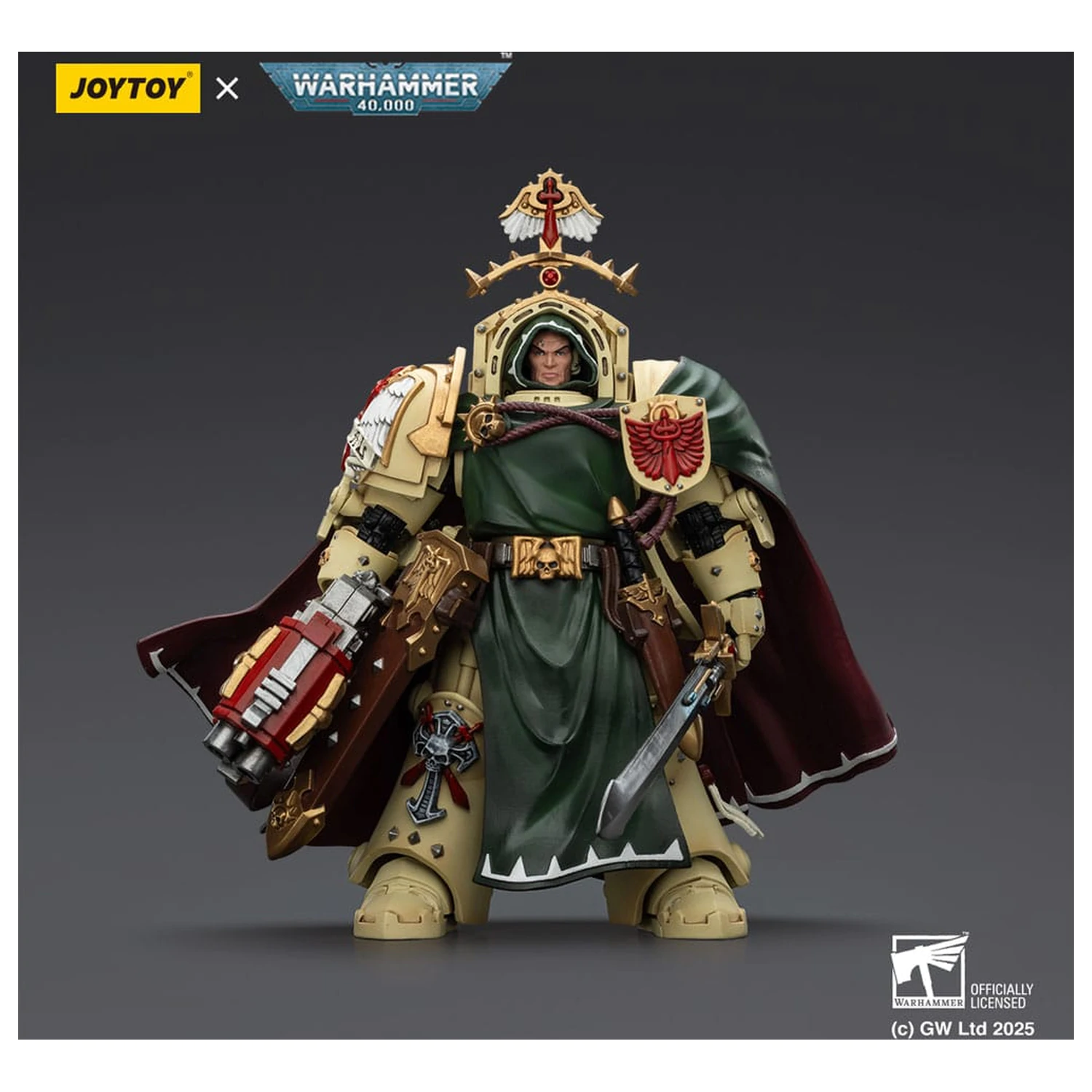 Warhammer 40,000: Dark Angels Akční figurka Belial Grand Master of The Deathwing With the Sword of Silence and Storm Bolter 14 cm fotografii produktu