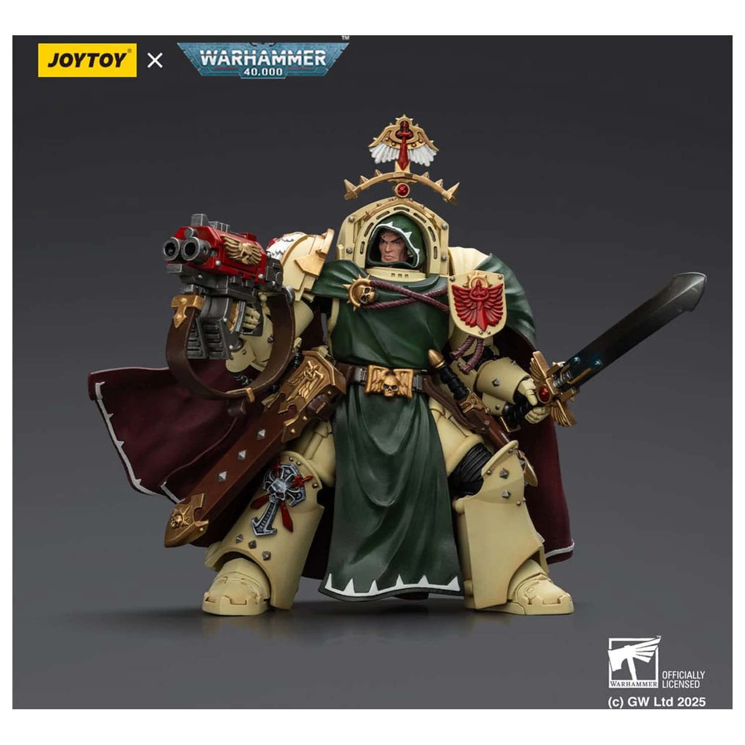 Warhammer 40,000: Dark Angels Akční figurka Belial Grand Master of The Deathwing With the Sword of Silence and Storm Bolter 14 cm fotografii produktu
