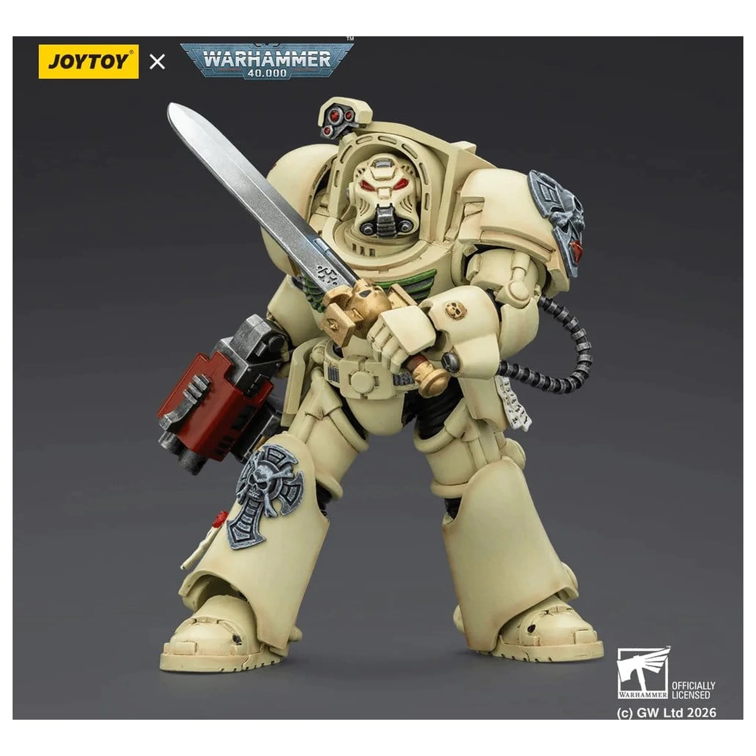 Warhammer 40,000 Akční figurka Dark Angels Deathwing Terminator 1 s Power Sword a Storm Bolter 14 cm fotografii produktu