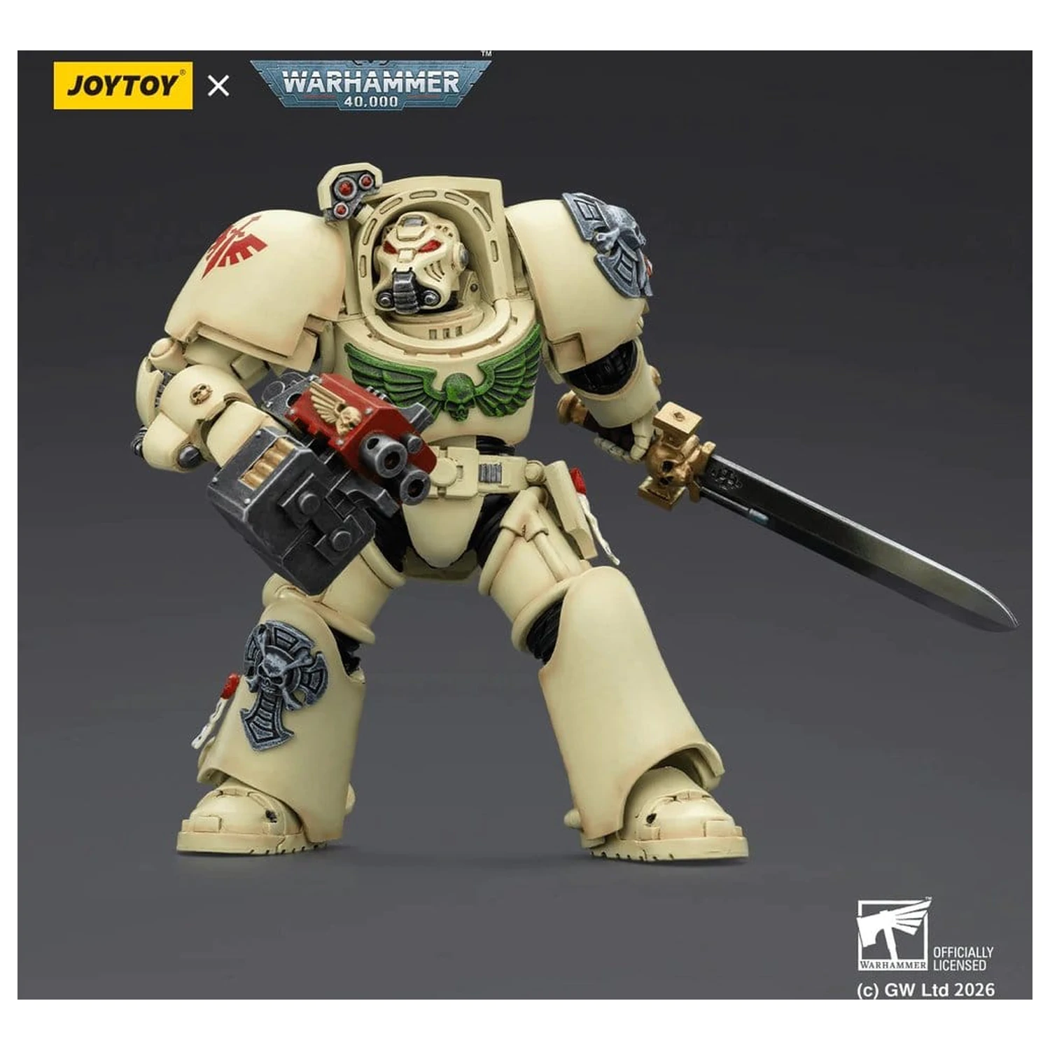 Warhammer 40,000 Akční figurka Dark Angels Deathwing Terminator 1 s Power Sword a Storm Bolter 14 cm fotografii produktu