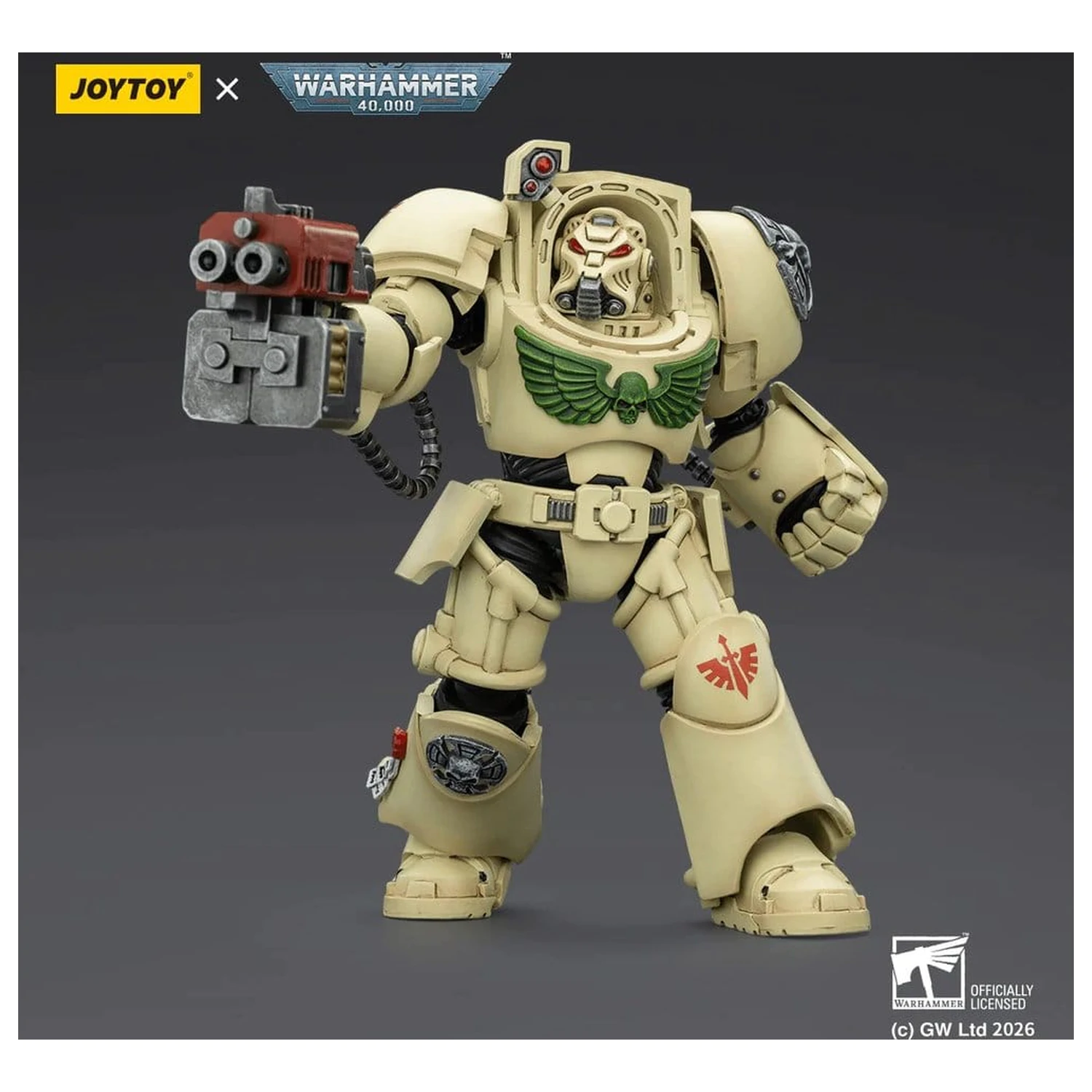 Warhammer 40,000 Akční figurka Dark Angels Deathwing Terminator 2 s Power Fistem a Storm Bolterem 14 cm fotografii produktu