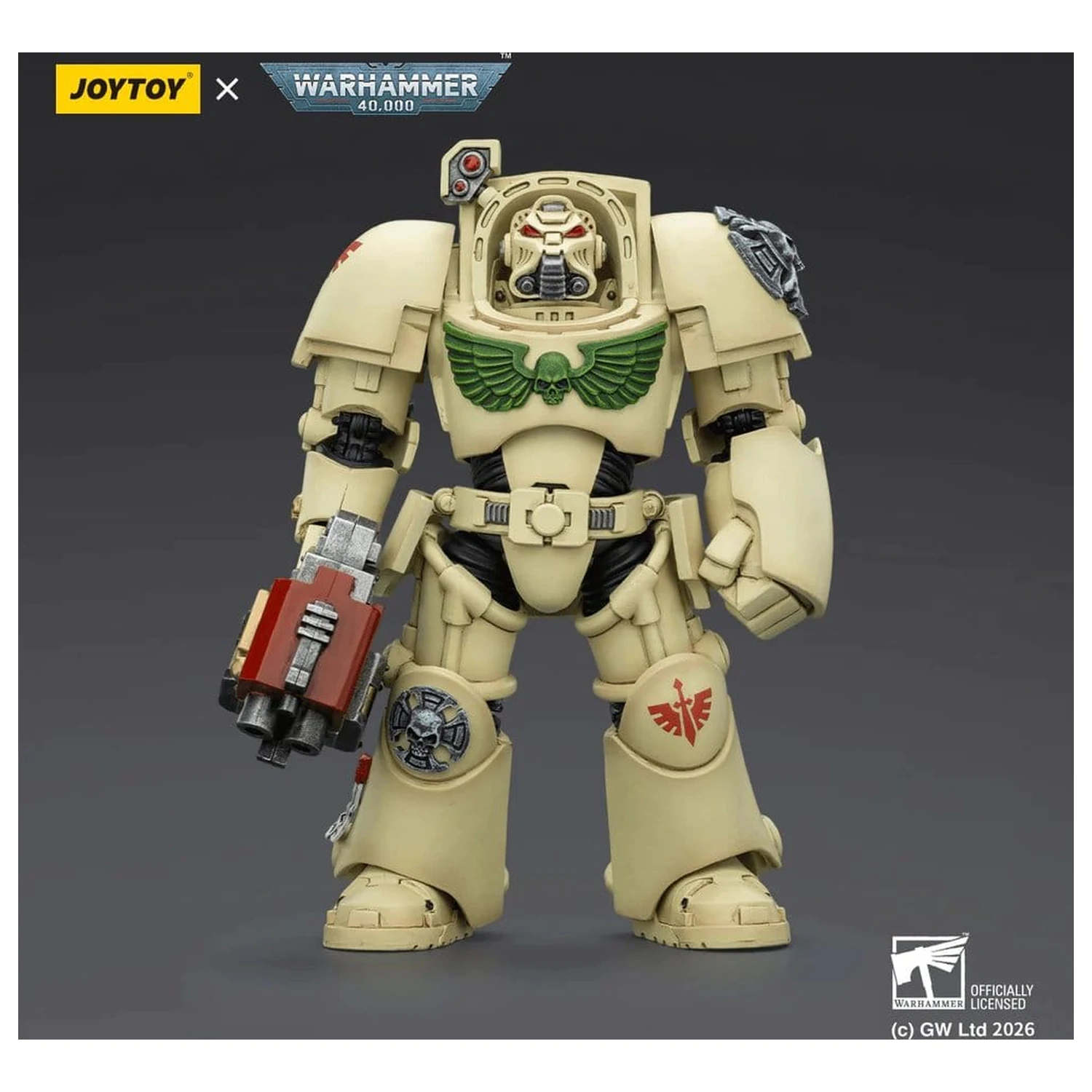 Warhammer 40,000 Akční figurka Dark Angels Deathwing Terminator 2 s Power Fistem a Storm Bolterem 14 cm fotografii produktu