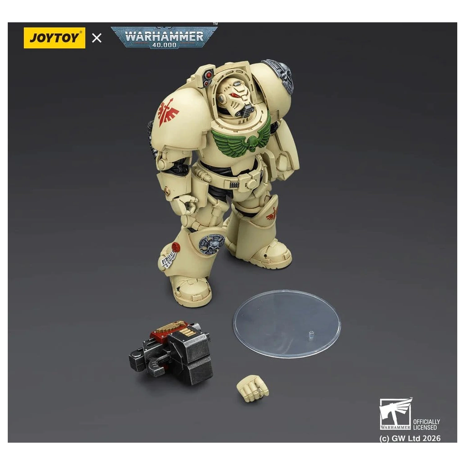 Warhammer 40,000 Akční figurka Dark Angels Deathwing Terminator 2 s Power Fistem a Storm Bolterem 14 cm fotografii produktu