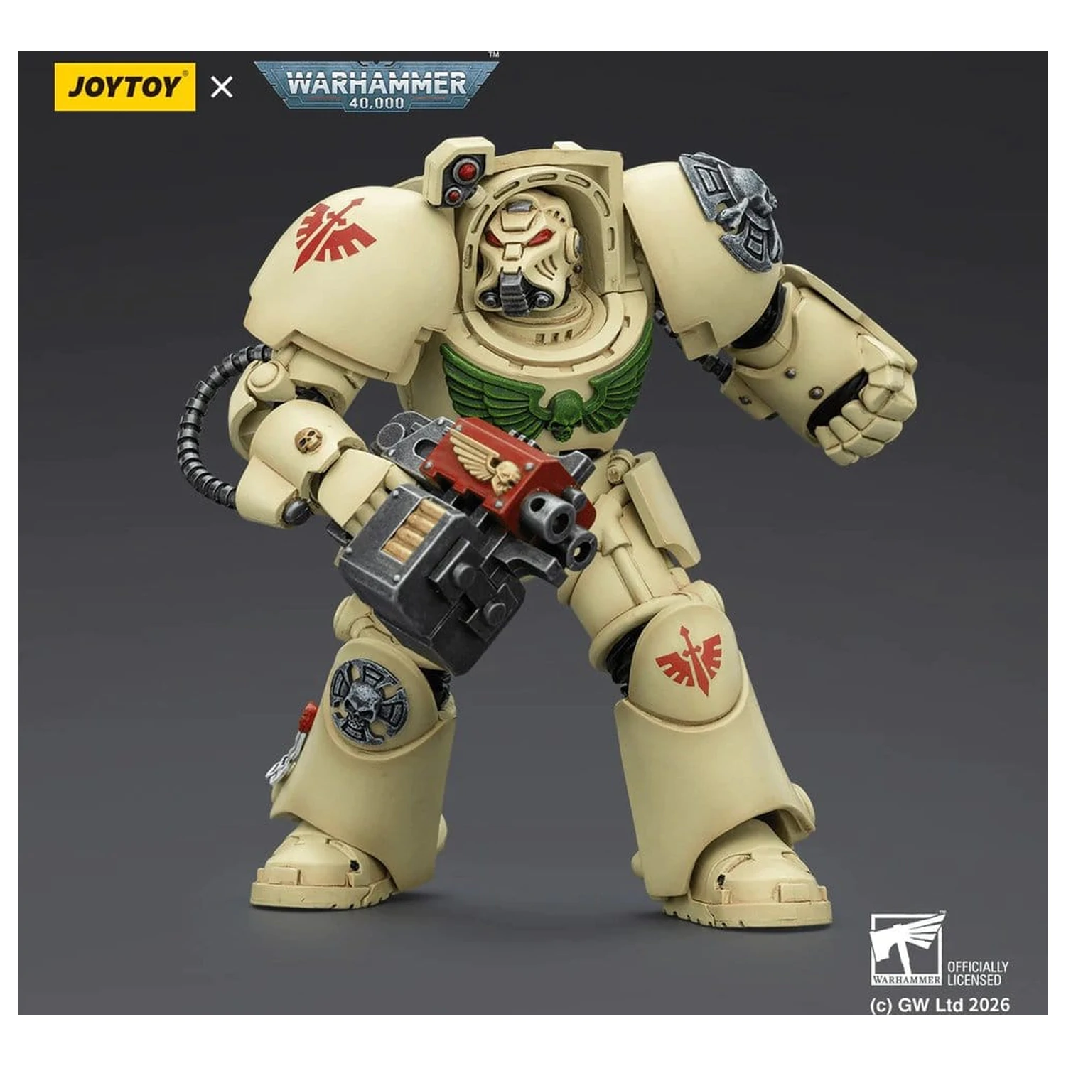 Warhammer 40,000 Akční figurka Dark Angels Deathwing Terminator 2 s Power Fistem a Storm Bolterem 14 cm fotografii produktu