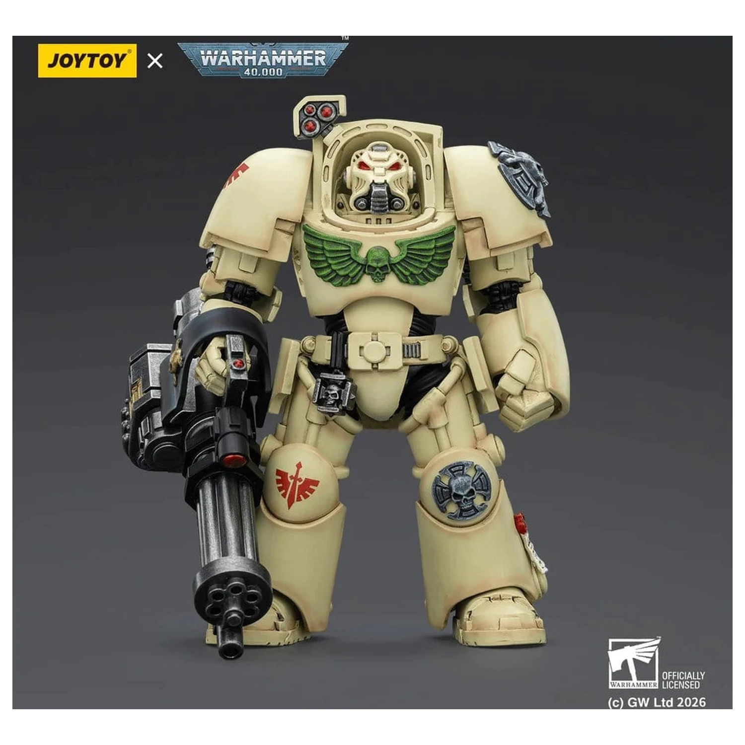 Warhammer 40,000 Akční figurka Dark Angels Deathwing Terminator 3 s Power Fist a Assault Cannon 14 cm fotografii produktu