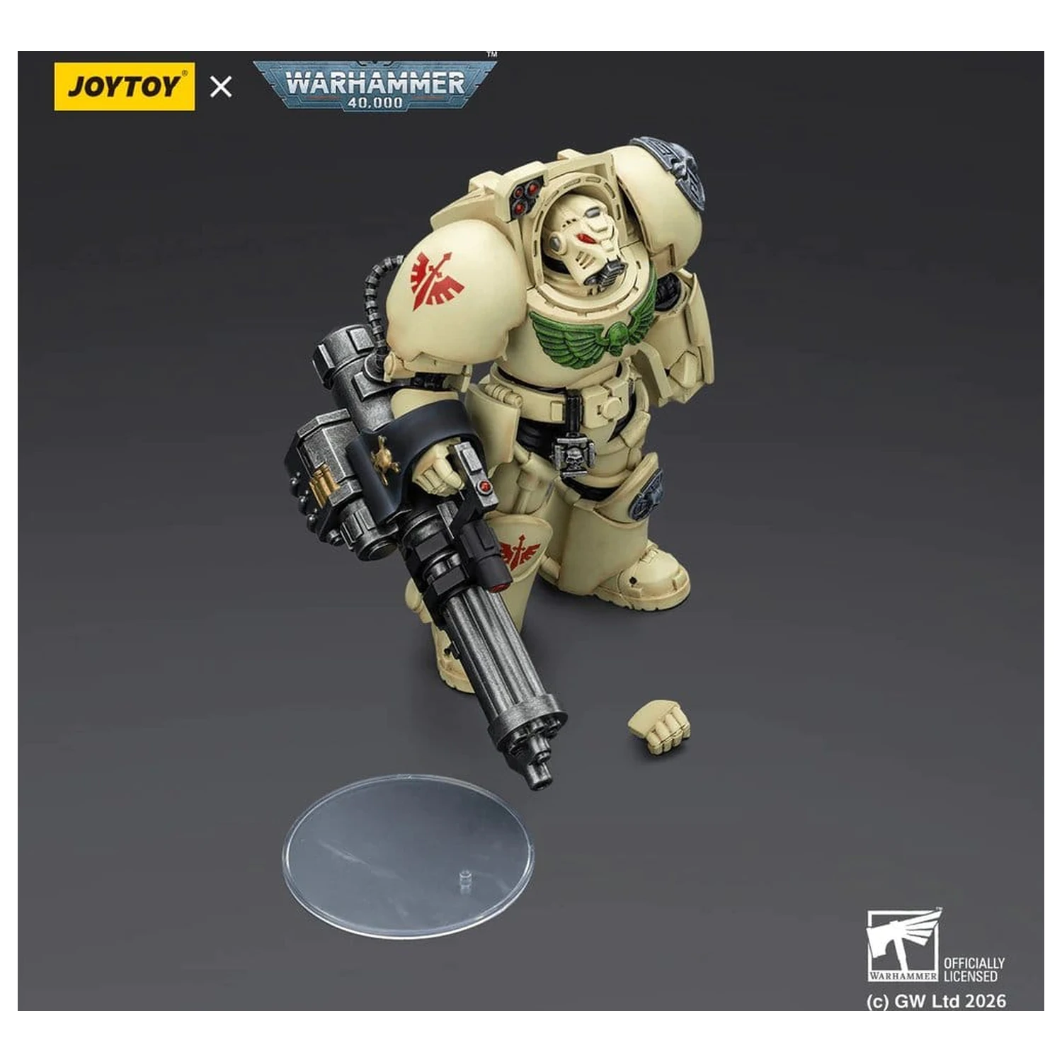 Warhammer 40,000 Akční figurka Dark Angels Deathwing Terminator 3 s Power Fist a Assault Cannon 14 cm fotografii produktu