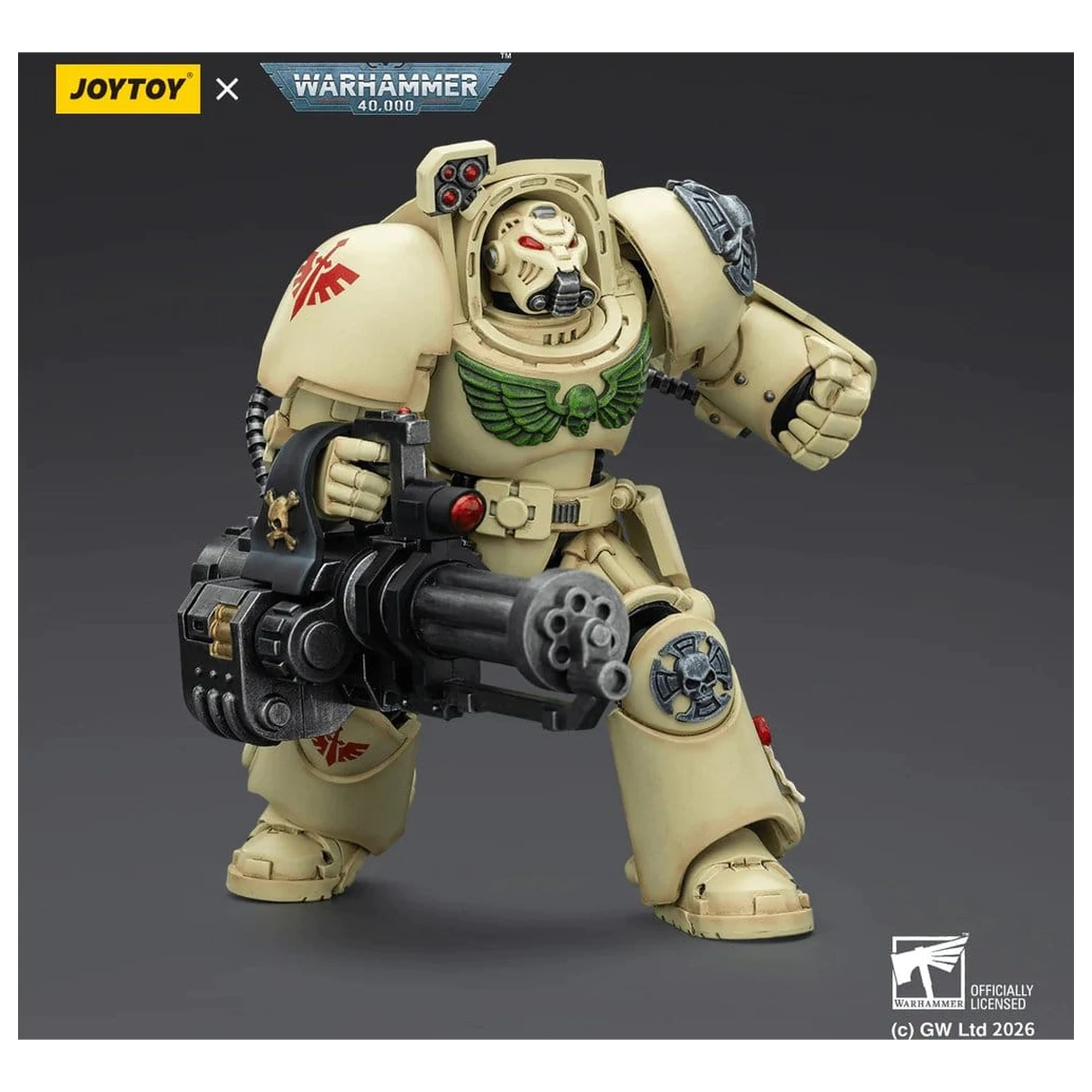 Warhammer 40,000 Akční figurka Dark Angels Deathwing Terminator 3 s Power Fist a Assault Cannon 14 cm fotografii produktu