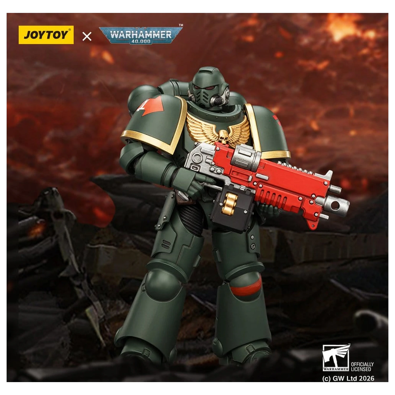 Warhammer 40,000 Akční figurka Dark Angels Intercessor 12 cm fotografii produktu