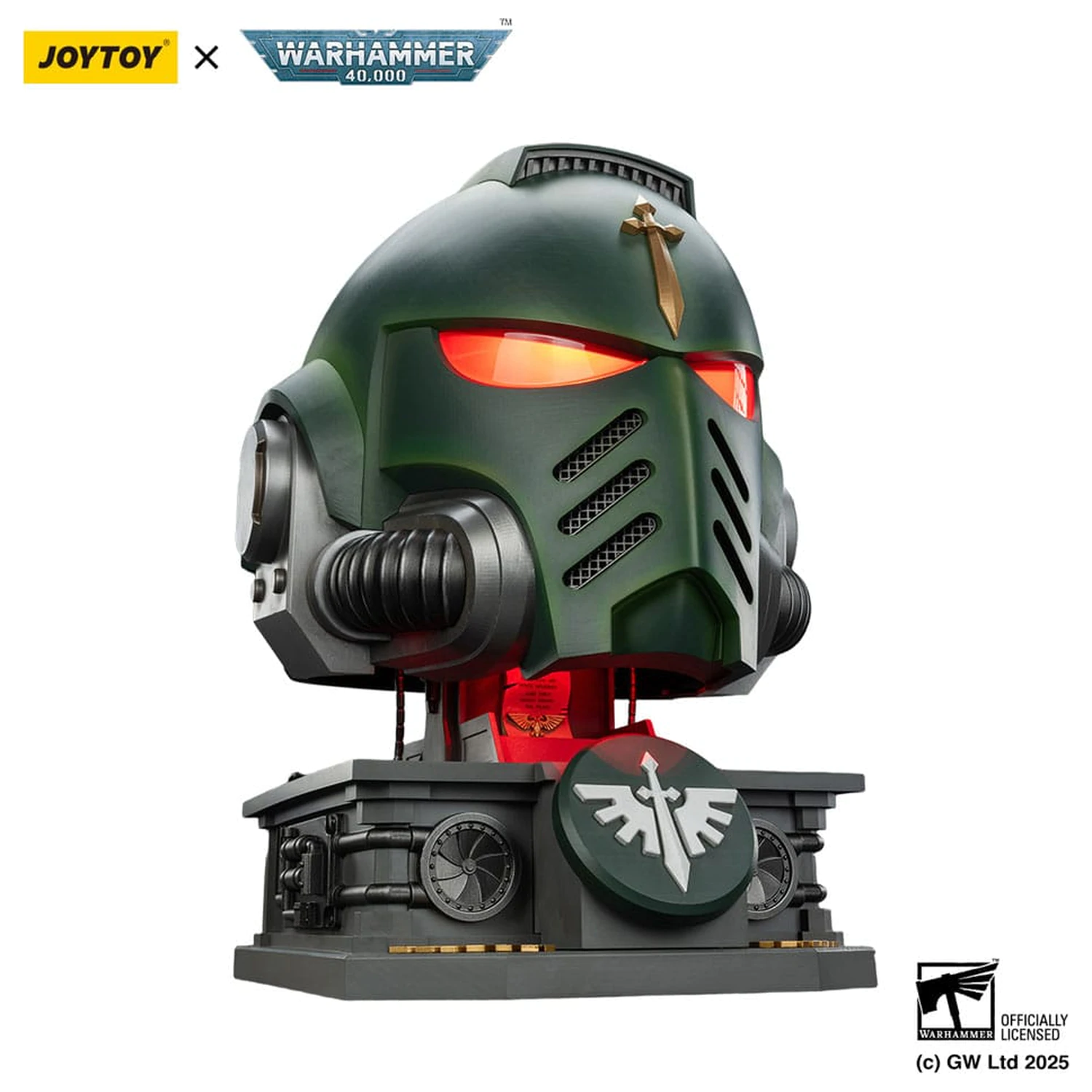 Warhammer 40,000: Dark Angels MkX Přilba a podstavec 44 cm fotografii produktu