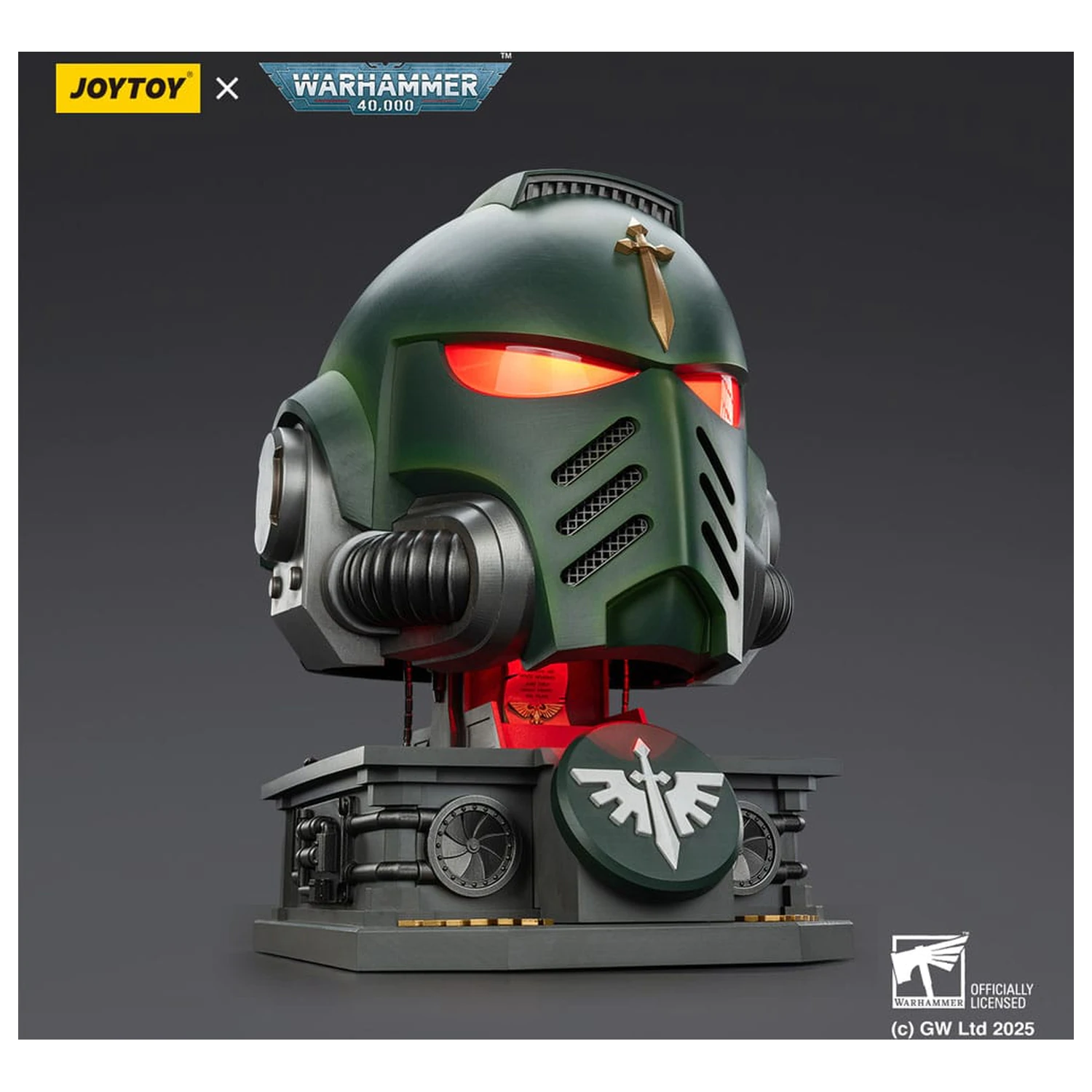 Warhammer 40,000: Dark Angels MkX Přilba a podstavec 44 cm fotografii produktu