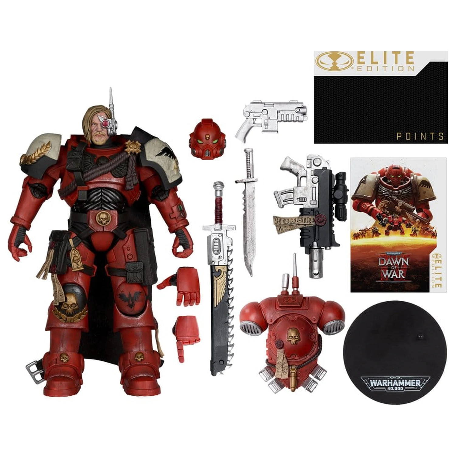 Warhammer 40,000 Dawn of War McFarlane Elite Edition akční figurka Captain Cyrus (Dawn of War 4) 20 cm fotografii produktu