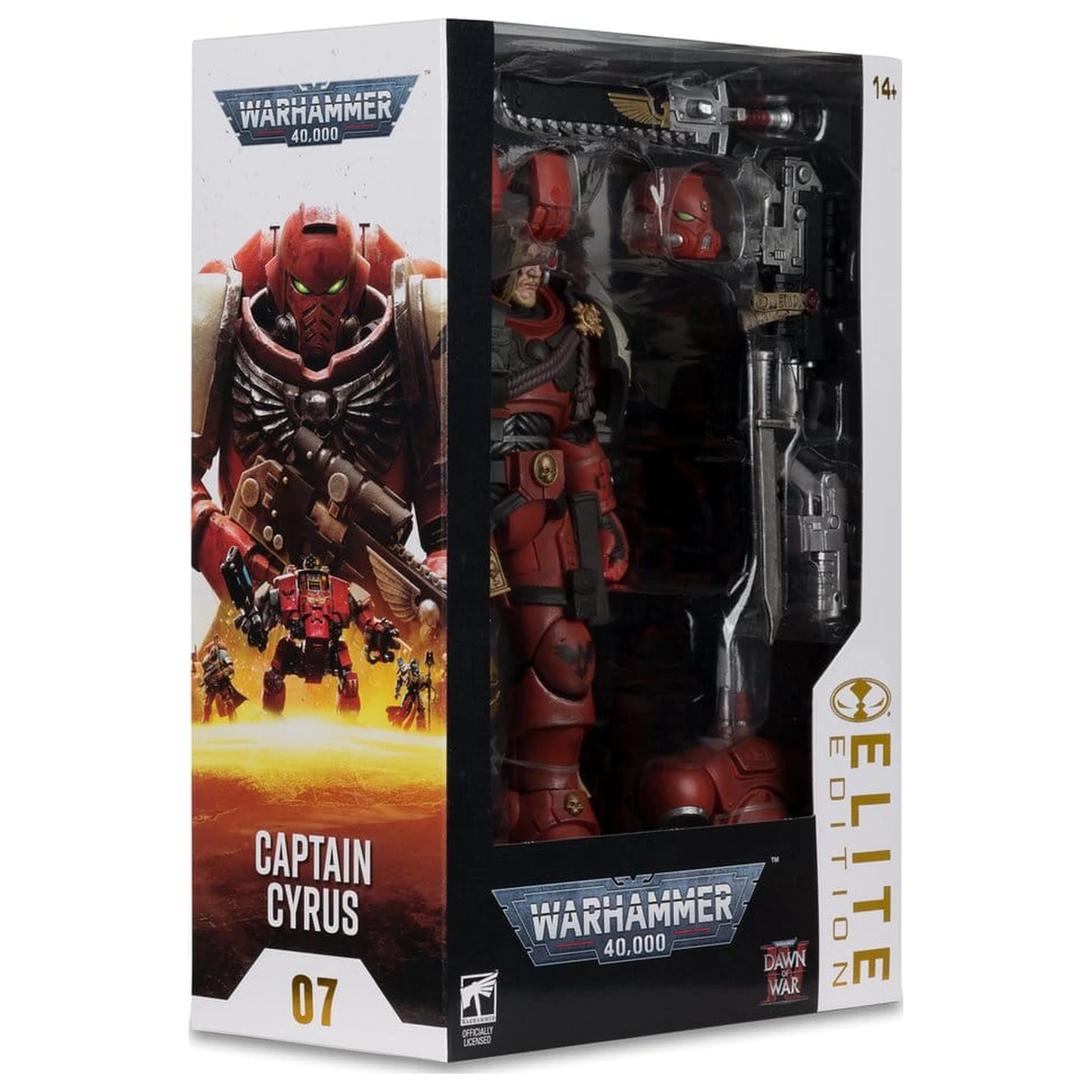 Warhammer 40,000 Dawn of War McFarlane Elite Edition akční figurka Captain Cyrus (Dawn of War 4) 20 cm fotografii produktu