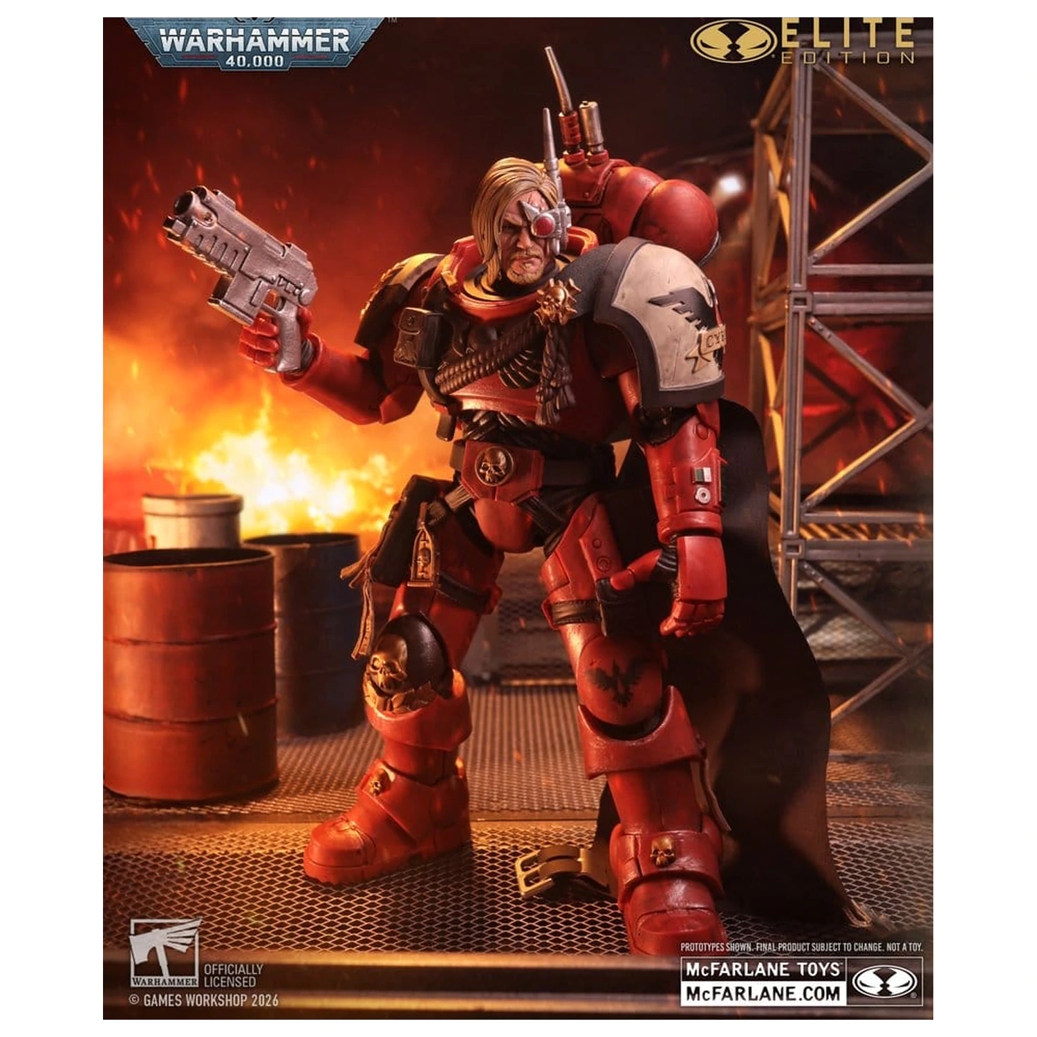 Warhammer 40,000 Dawn of War McFarlane Elite Edition akční figurka Captain Cyrus (Dawn of War 4) 20 cm fotografii produktu