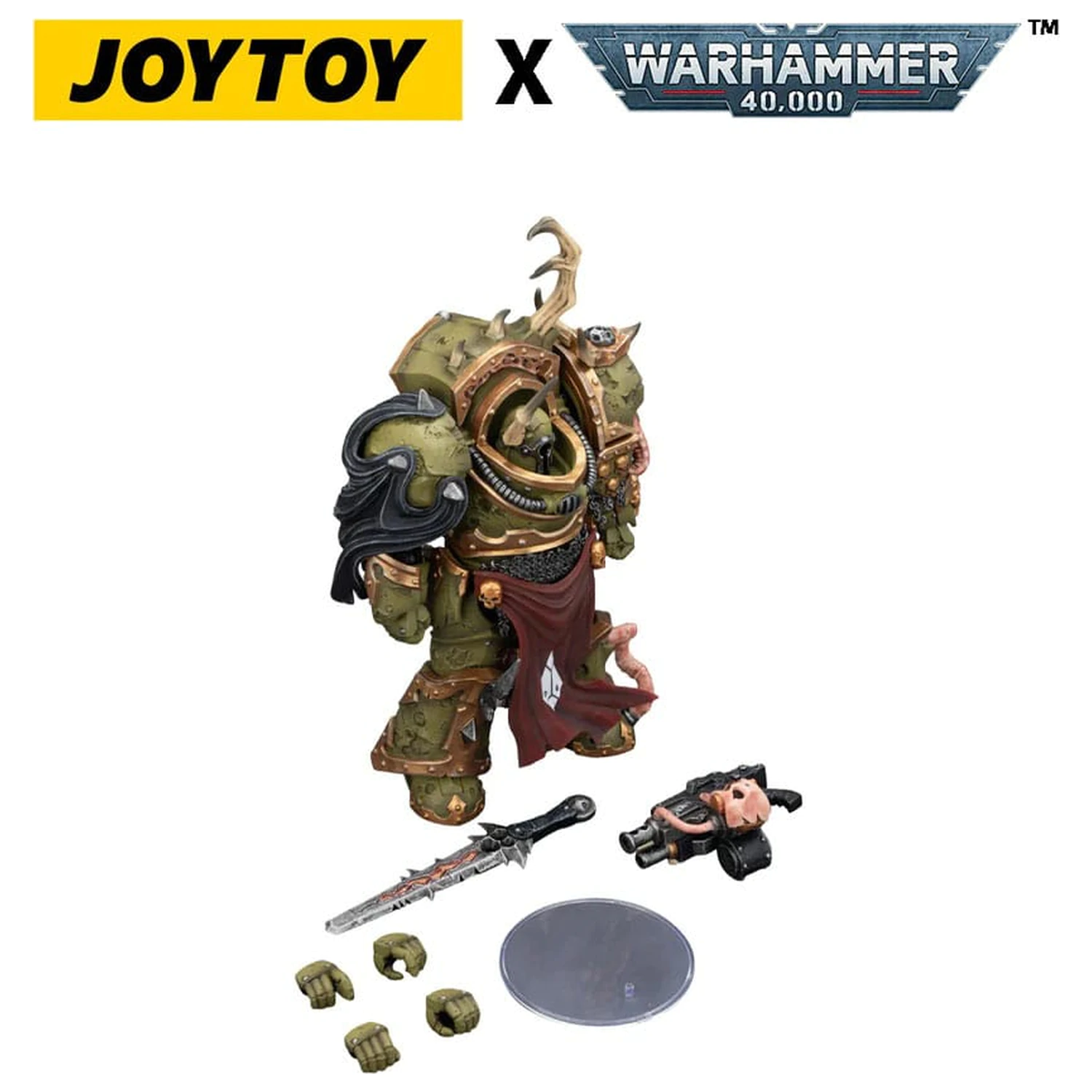 Warhammer 40,000 Akční figurka Death Guard Blightlord Terminator 3 s Combi-bolterem a Bubotic Blade 14 cm fotografii produktu