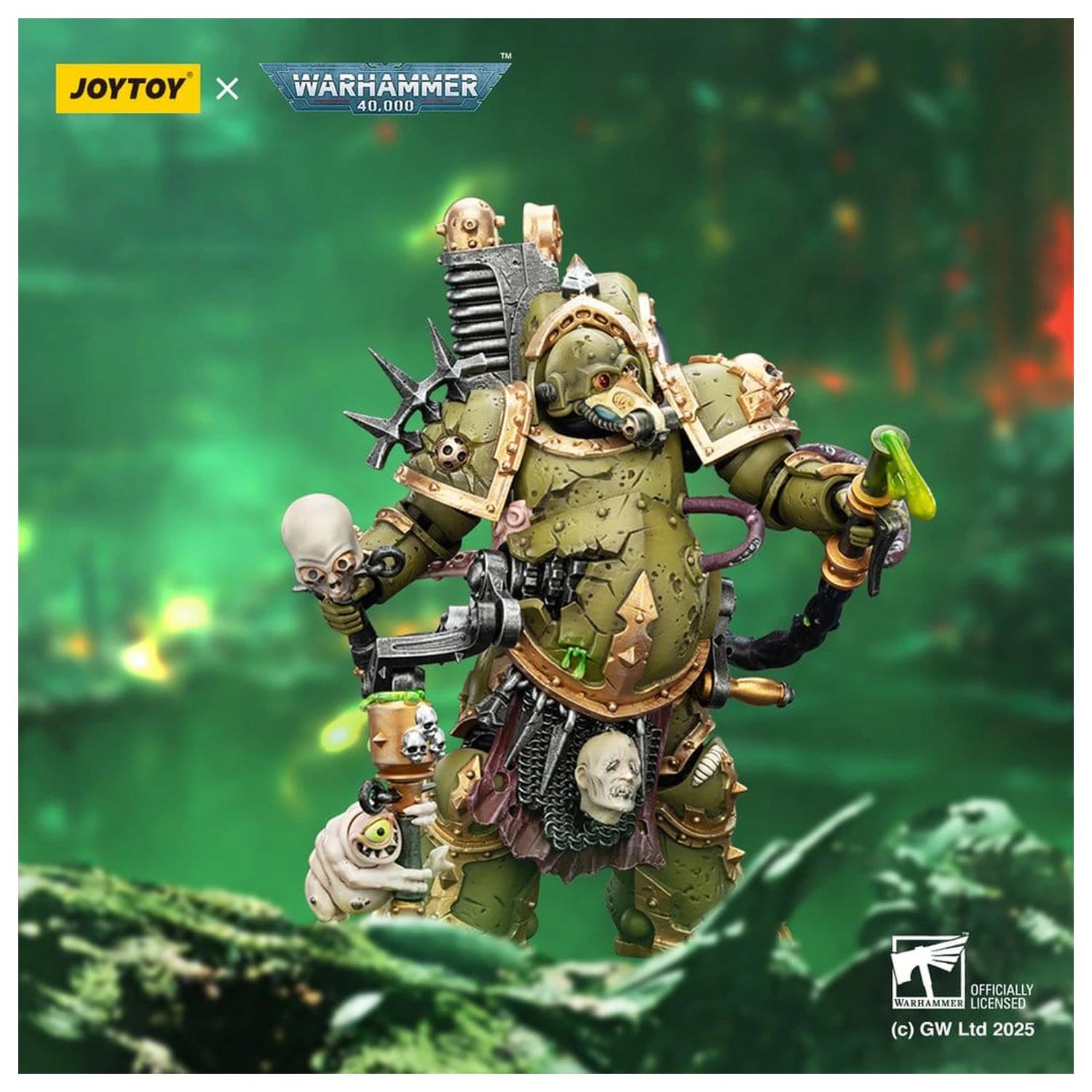 Warhammer 40,000 Akční figurka Death Guard Foul Blightspawn s Plague Sprayer 12 cm fotografii produktu