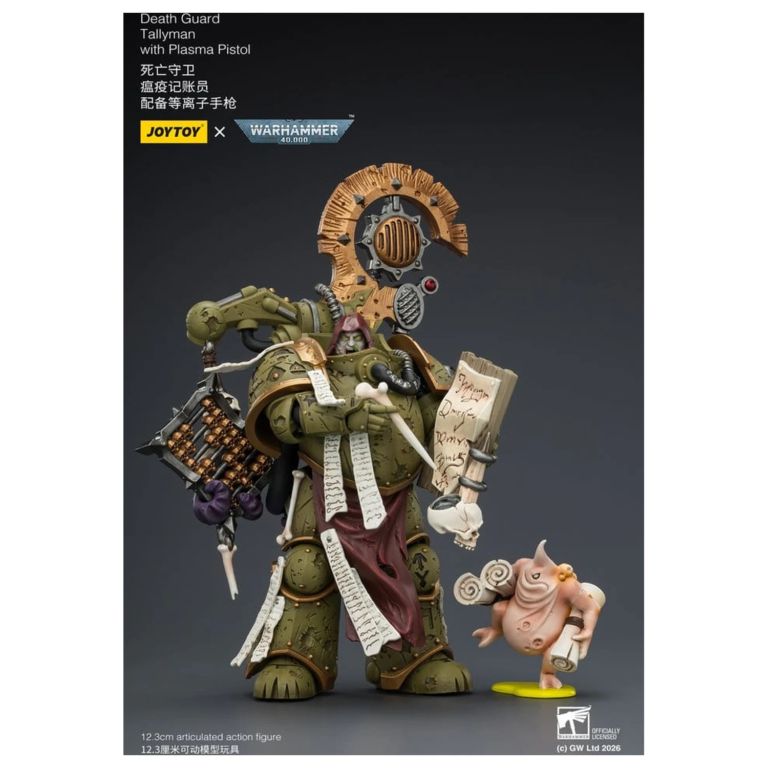 Warhammer 40,000 Akční figurka Death Guard Tallyman 12 cm fotografii produktu