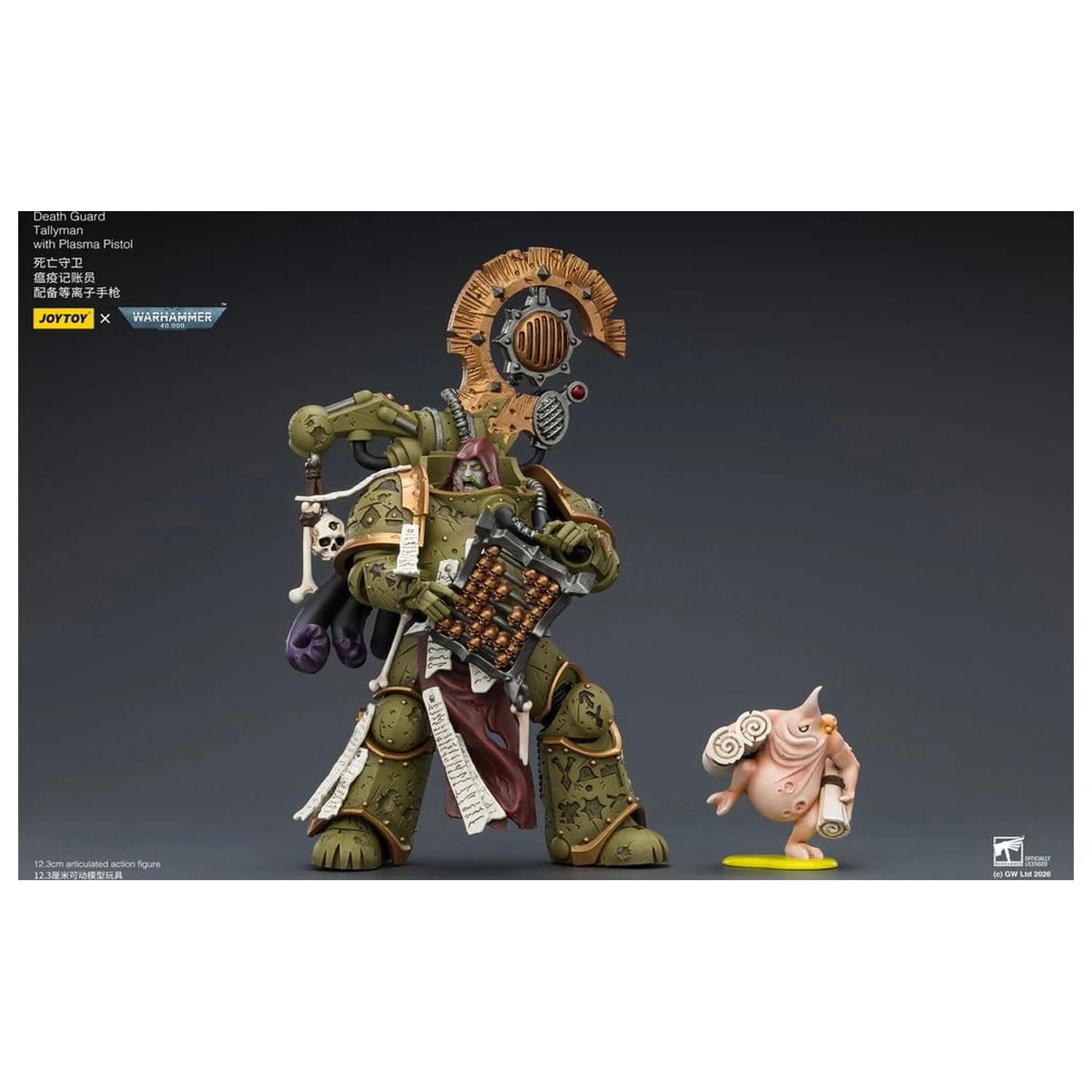 Warhammer 40,000 Akční figurka Death Guard Tallyman 12 cm fotografii produktu