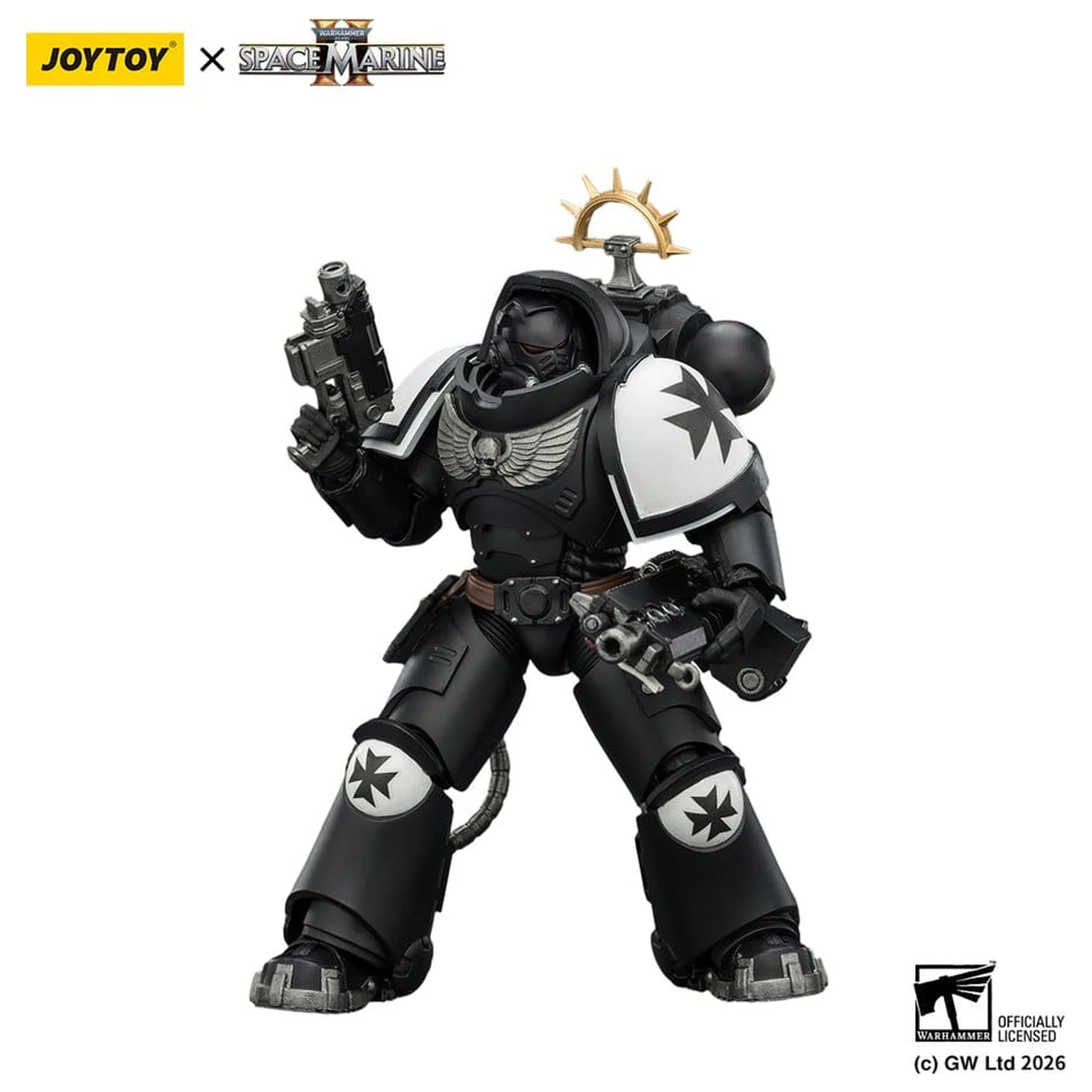Warhammer 40,000 Action Figure Game Edition Black Templars Heavy Intercessor 13 cm vysoká akční figurka fotografii produktu