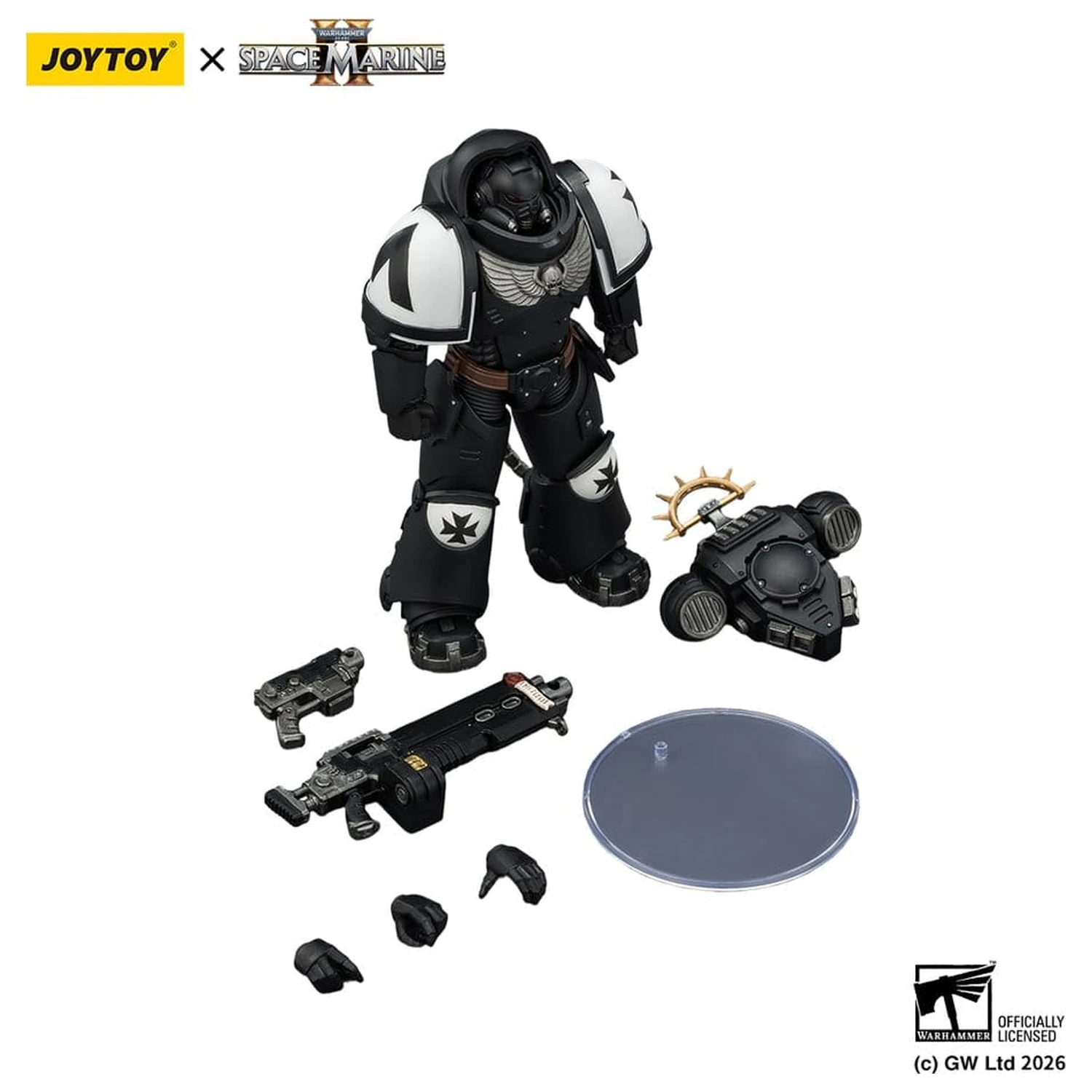 Warhammer 40,000 Action Figure Game Edition Black Templars Heavy Intercessor 13 cm vysoká akční figurka fotografii produktu