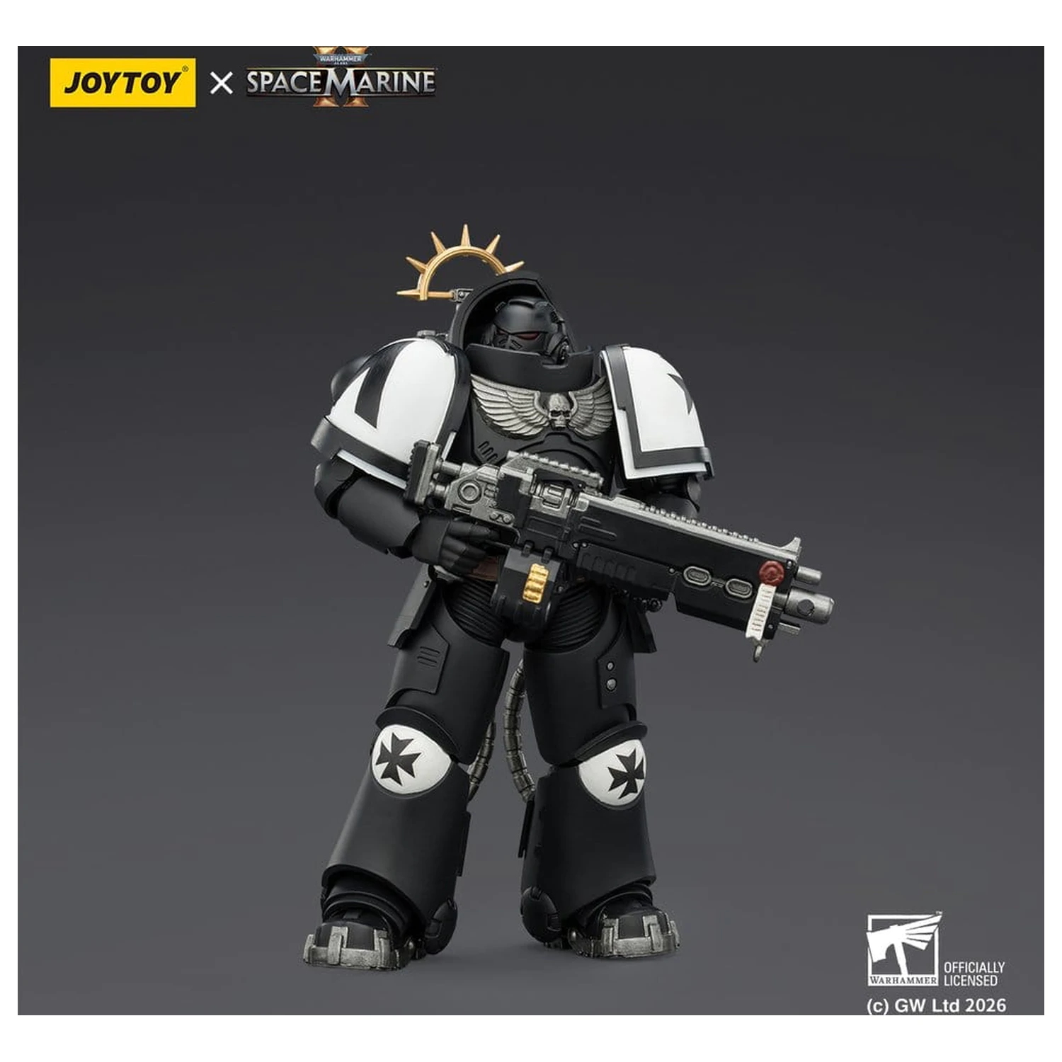 Warhammer 40,000 Action Figure Game Edition Black Templars Heavy Intercessor 13 cm vysoká akční figurka fotografii produktu