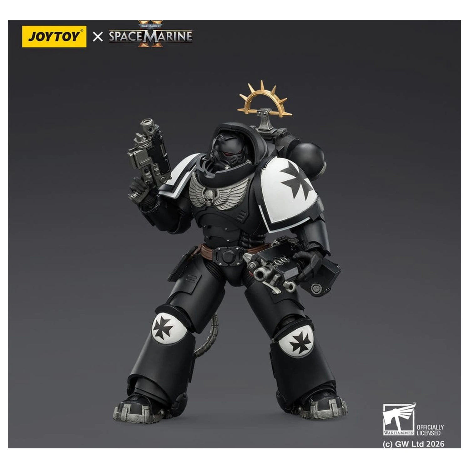 Warhammer 40,000 Action Figure Game Edition Black Templars Heavy Intercessor 13 cm vysoká akční figurka fotografii produktu