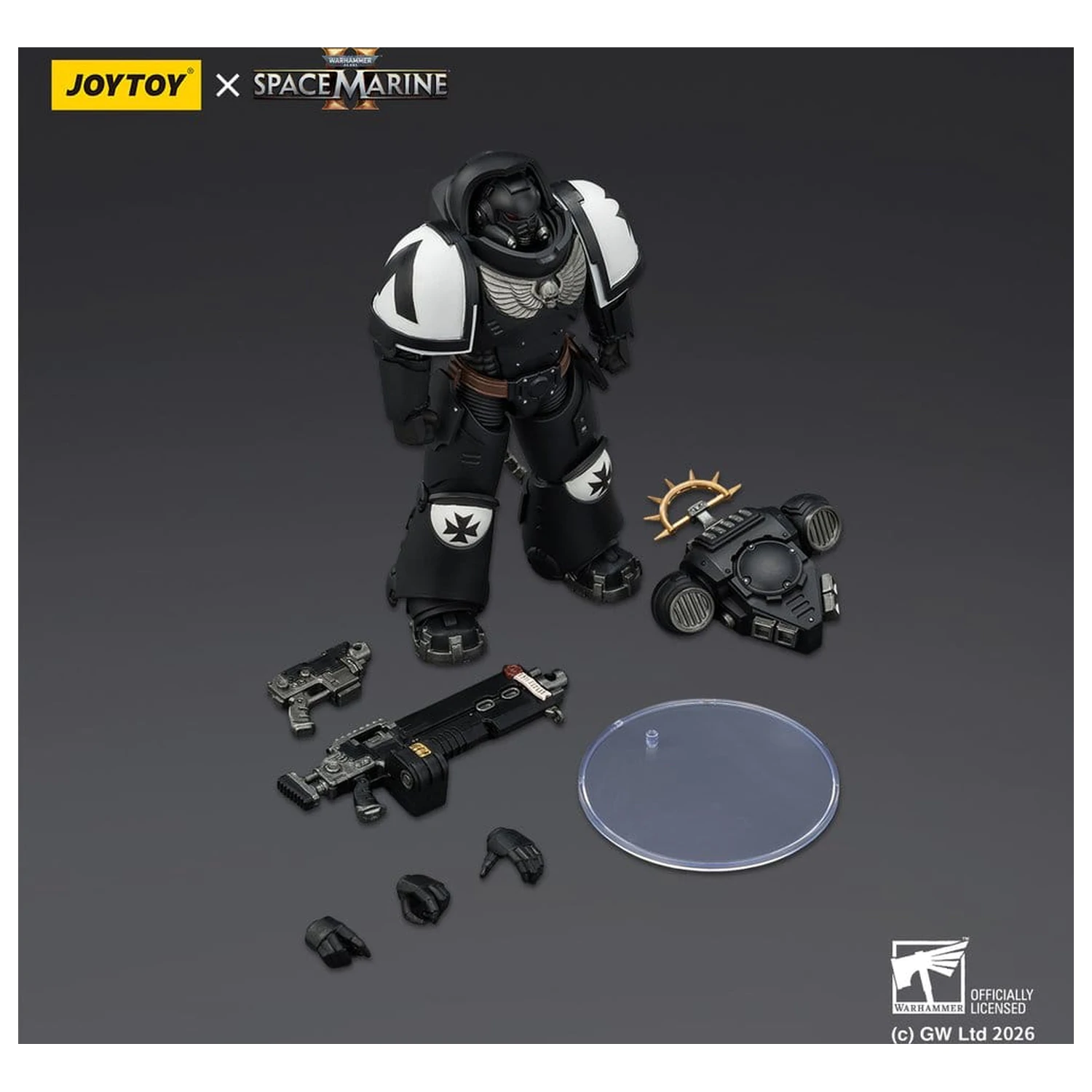 Warhammer 40,000 Action Figure Game Edition Black Templars Heavy Intercessor 13 cm vysoká akční figurka fotografii produktu