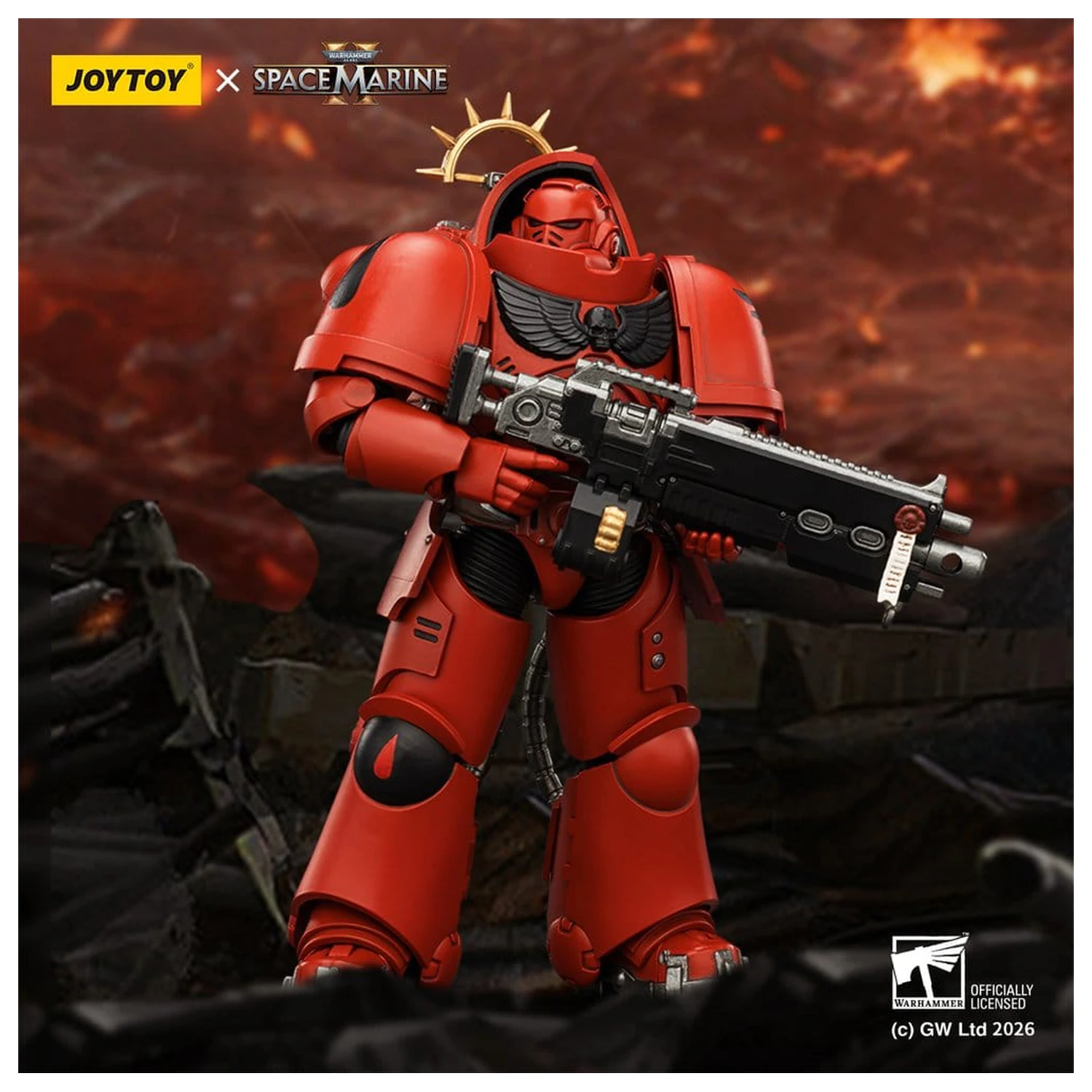 Warhammer 40,000 Akční figurka Game Edition Blood Angels Heavy Intercessor 13 cm fotografii produktu